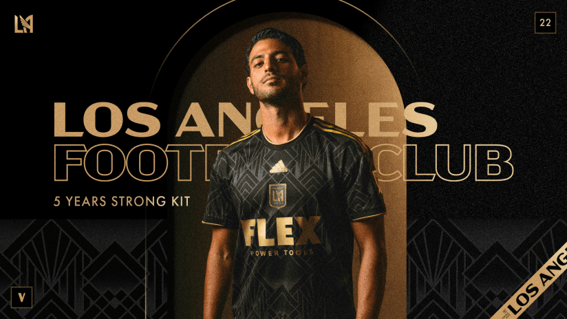 adidas Los Angeles FC Shirt Home 2022 - Black