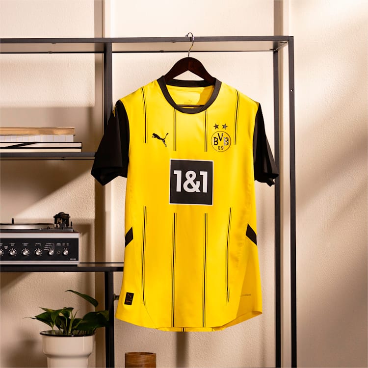 Men s Authentic Puma Borussia Dortmund Home Jersey 24 25 Size M