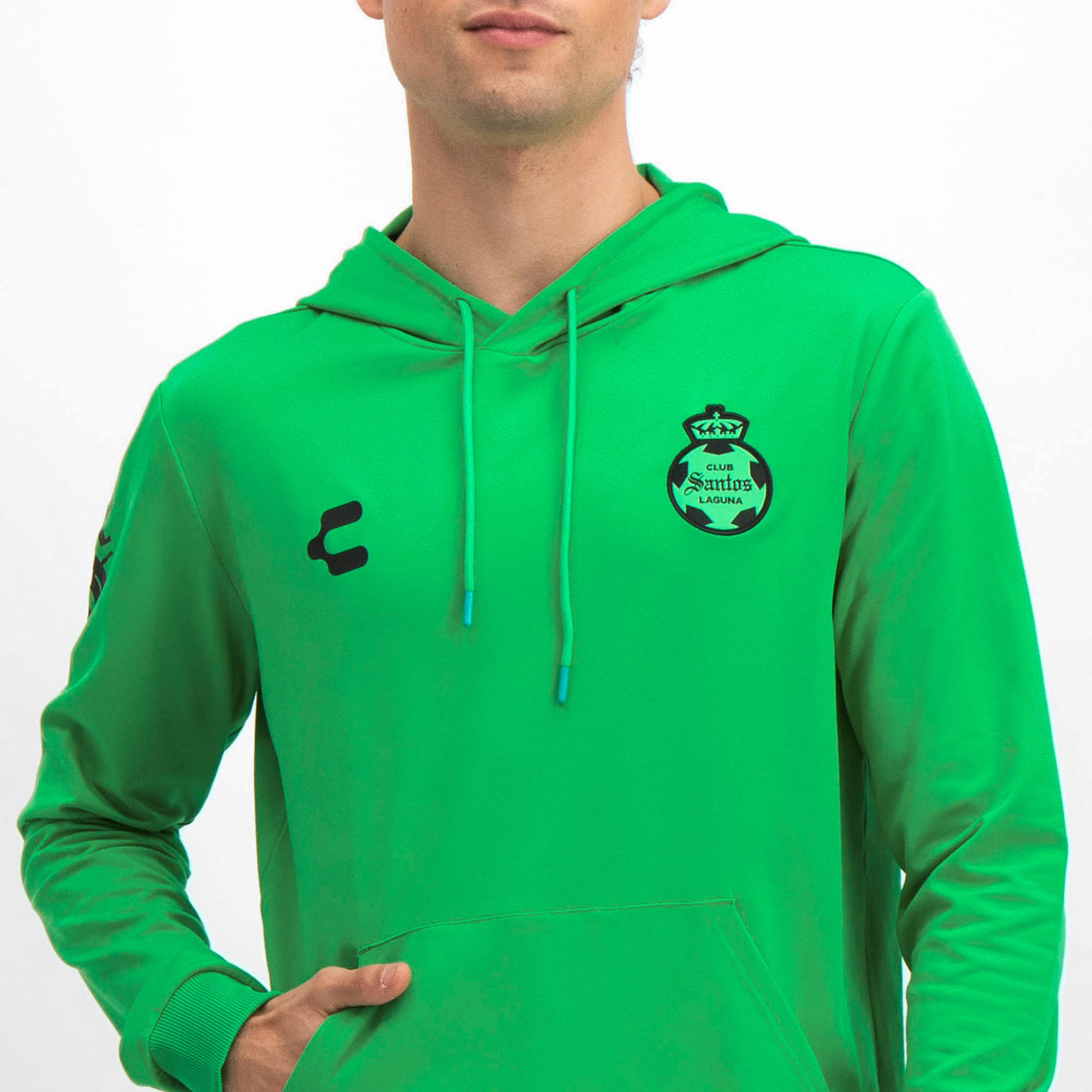 Charly Men's Santos Hoodie Green