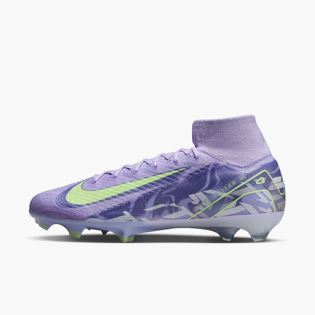 Nike United Mercurial Superfly 10 Elite FG High-Top Soccer Cleats - HF1603-500-NIKE by Nike | Available at Niky&#39;s Sports