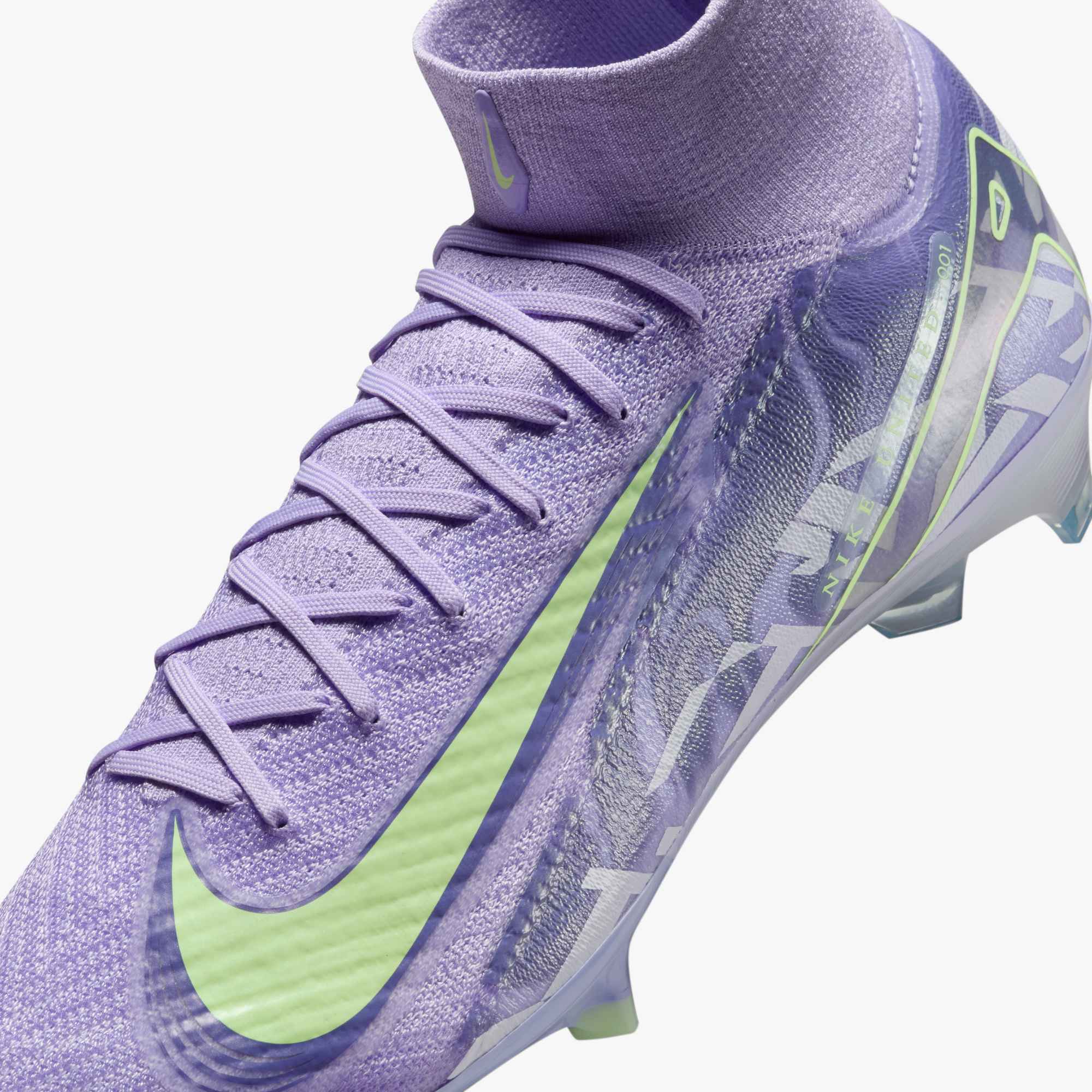 Nike United Mercurial Superfly 10 Elite FG High-Top Soccer Cleats - HF1603-500-NIKE by Nike | Available at Niky's Sports