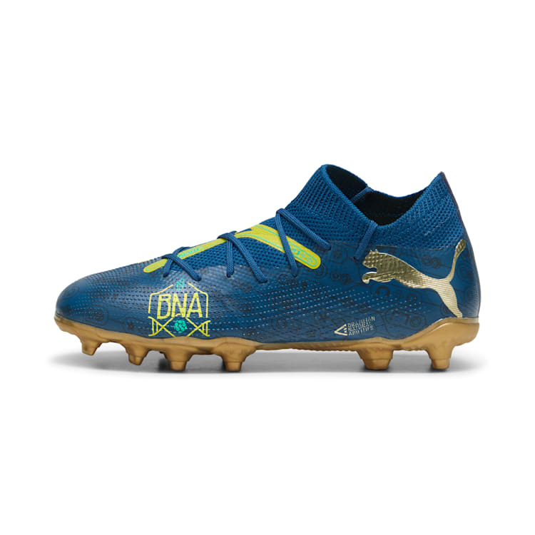 Puma x Neymar Jr Kids Future 7 Match BNA FG AG Blue Yellow Green Gold 1