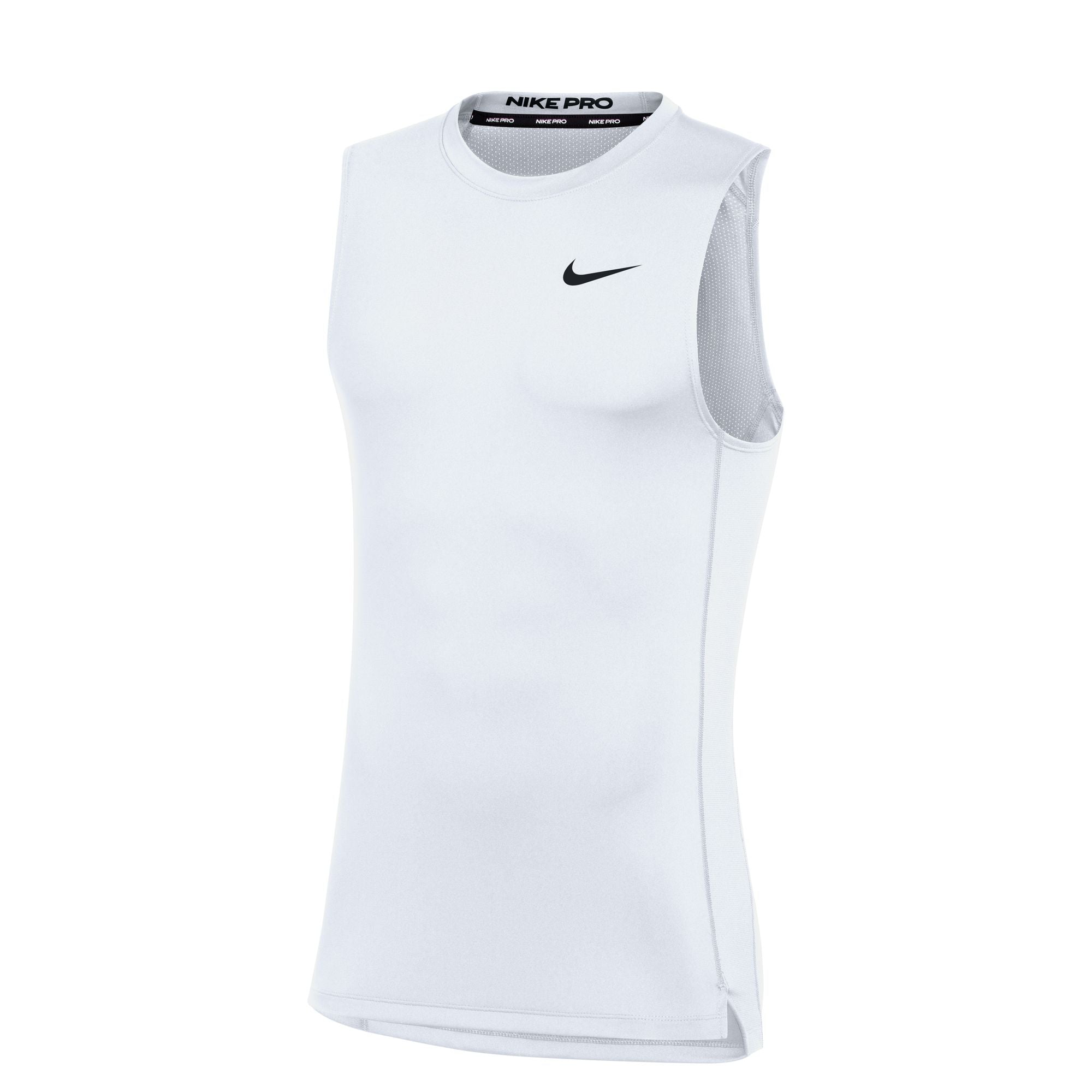 Nike Men s Pro Sleeveless Training Top XL White Black