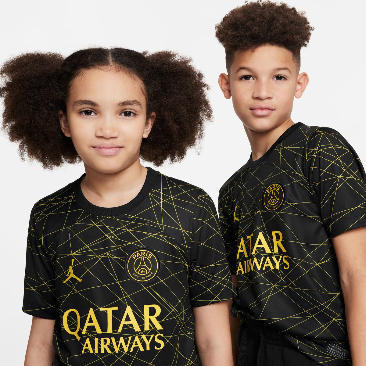 Jordan Paris Saint-Germain 2023/24 Stadium Fourth Big Kids&#39; Dri-FIT Soccer Jersey