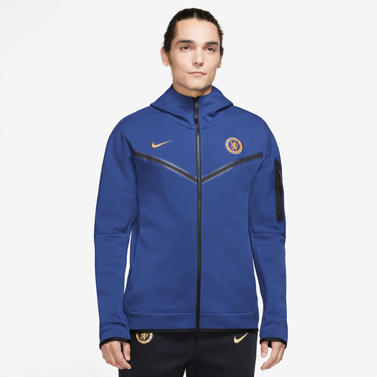 Nike Chelsea FC Tech Fleece Windrunner Men&#39;s Full-Zip Hoodie