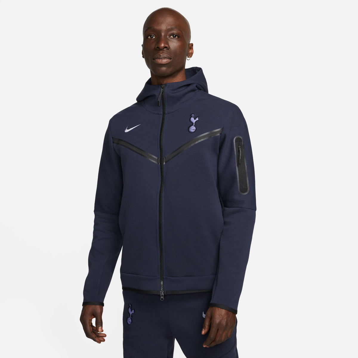 Nike Tottenham Hotspur Tech Fleece Windrunner Men&#39;s Full-Zip Hoodie