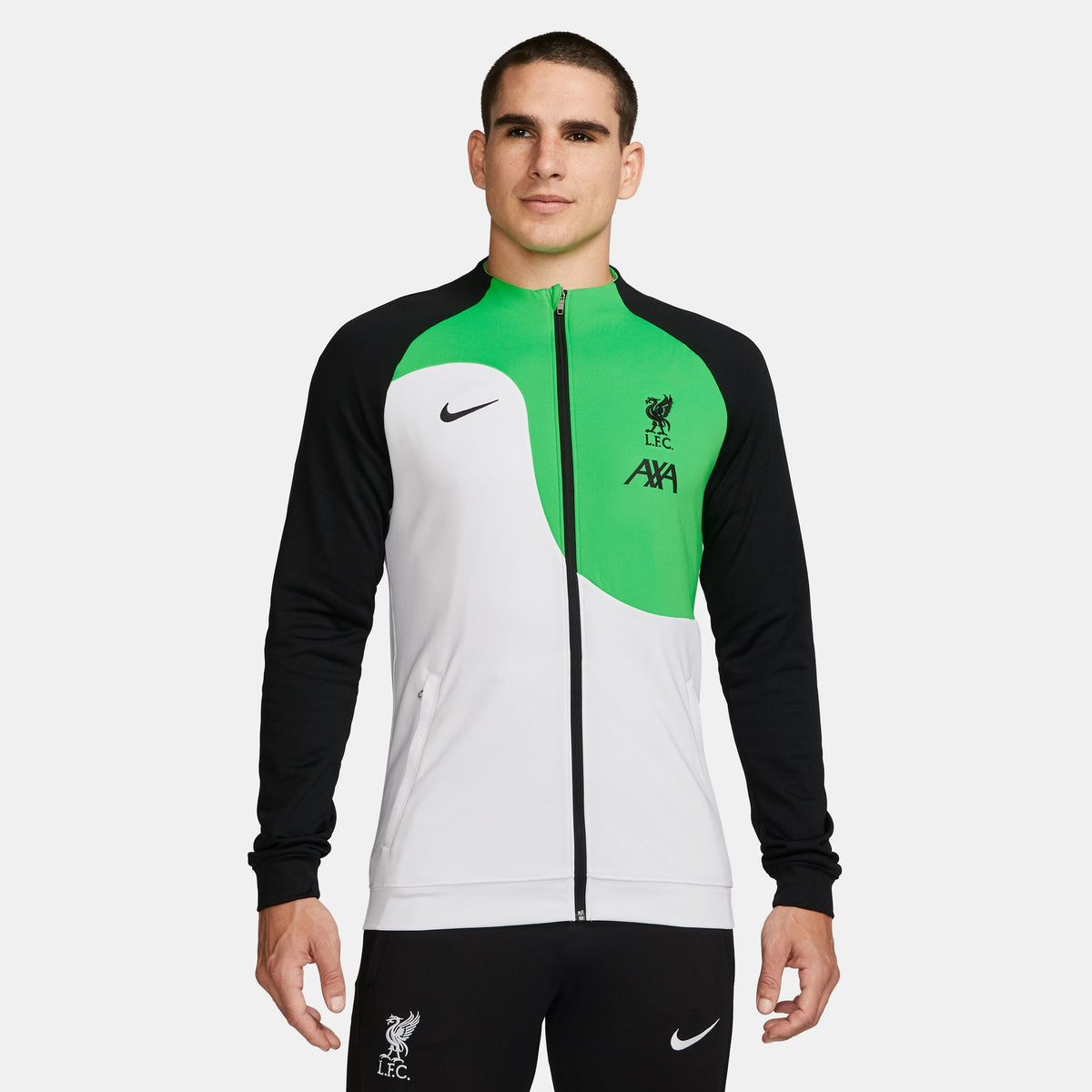 Nike Liverpool FC Academy Pro Men&#39;s Full-Zip Knit Soccer Jacket