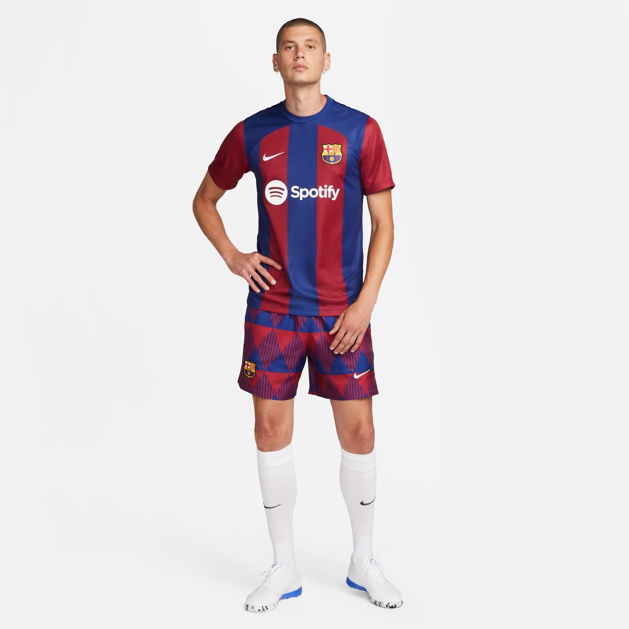 Nike FC Barcelona 2023/24 Stadium Home Men's Dri-FIT Soccer Jersey