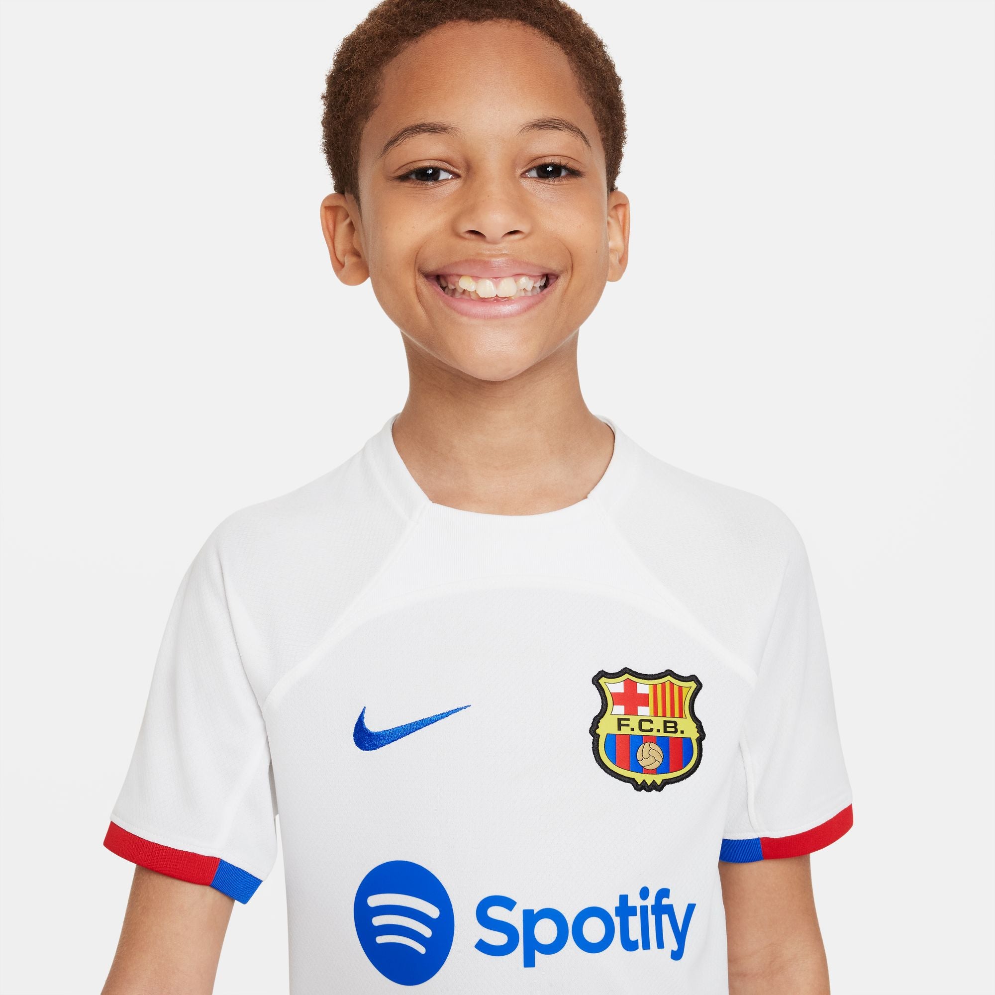 Nike FC Barcelona 2023/24 Stadium Away Big Kids' Dri-FIT Soccer Jersey