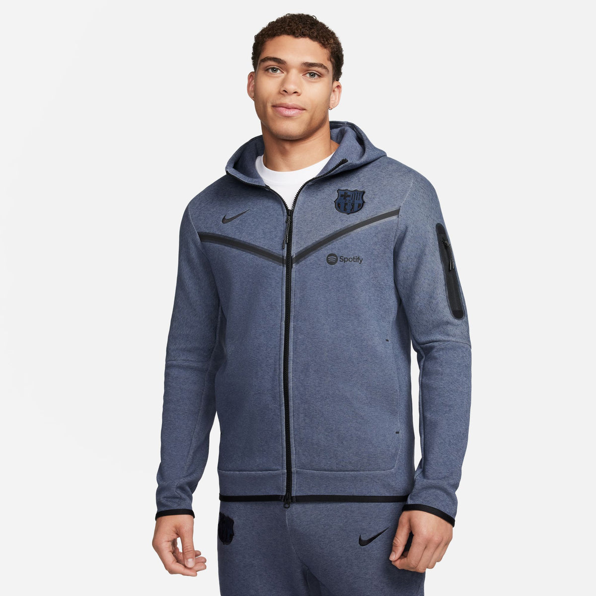 Nike FC Barcelona NSW Techfleece Full Zip Hoodie