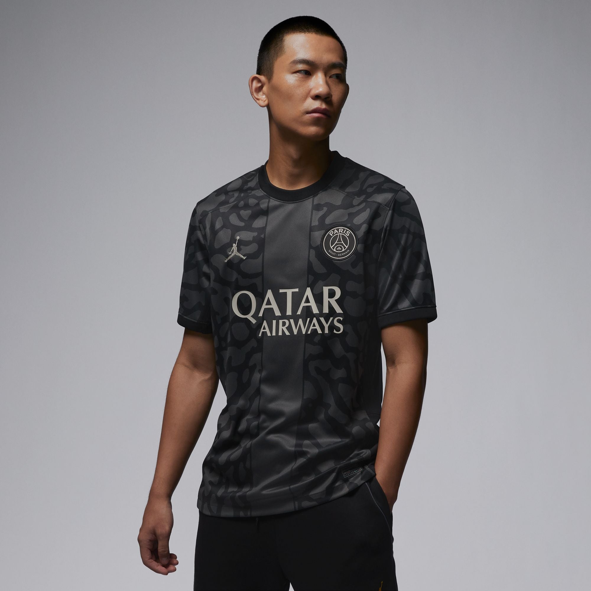 Paris Saint-Germain 2023/24 Stadium Third Men's Jordan Dri-FIT Soccer Jersey.