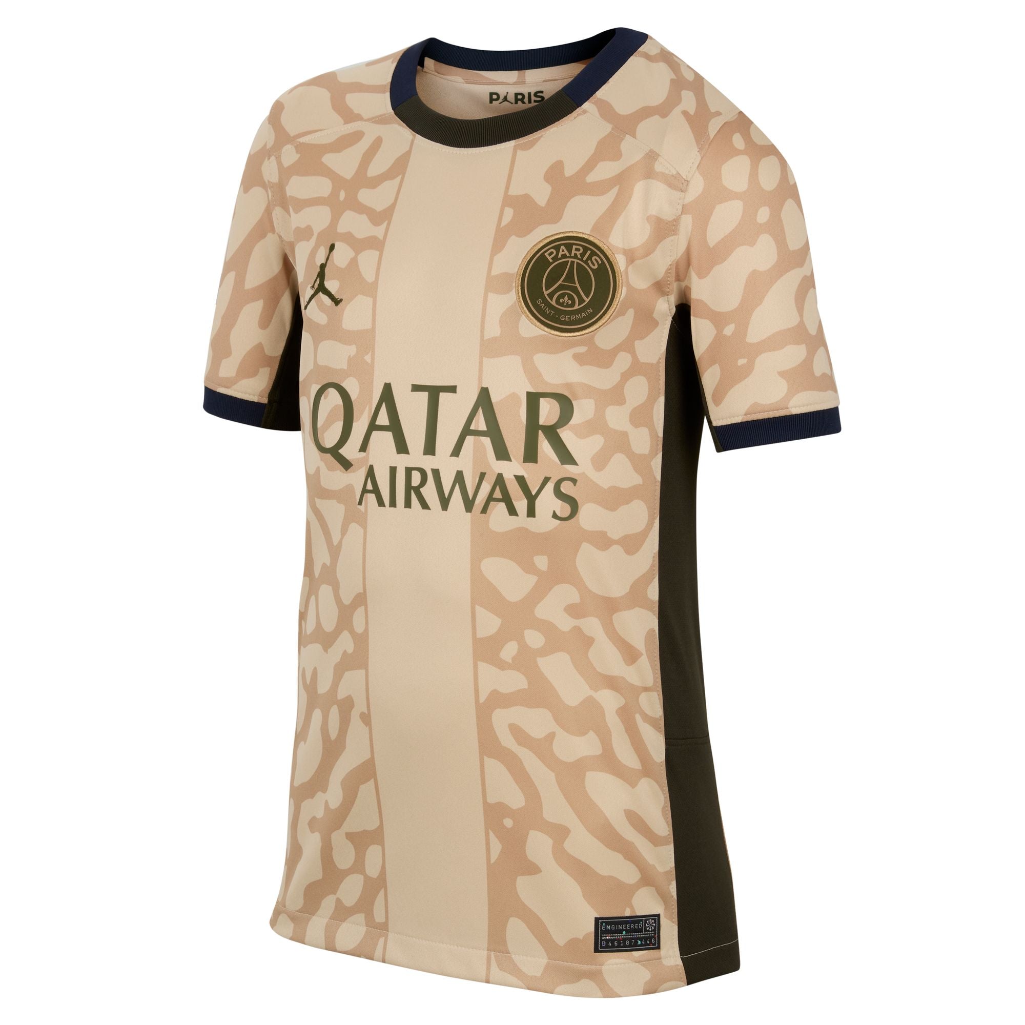 Jordan Paris Saint-Germain 2023/24 Stadium Fourth Big Kids' Dri-FIT Soccer Replica Jersey