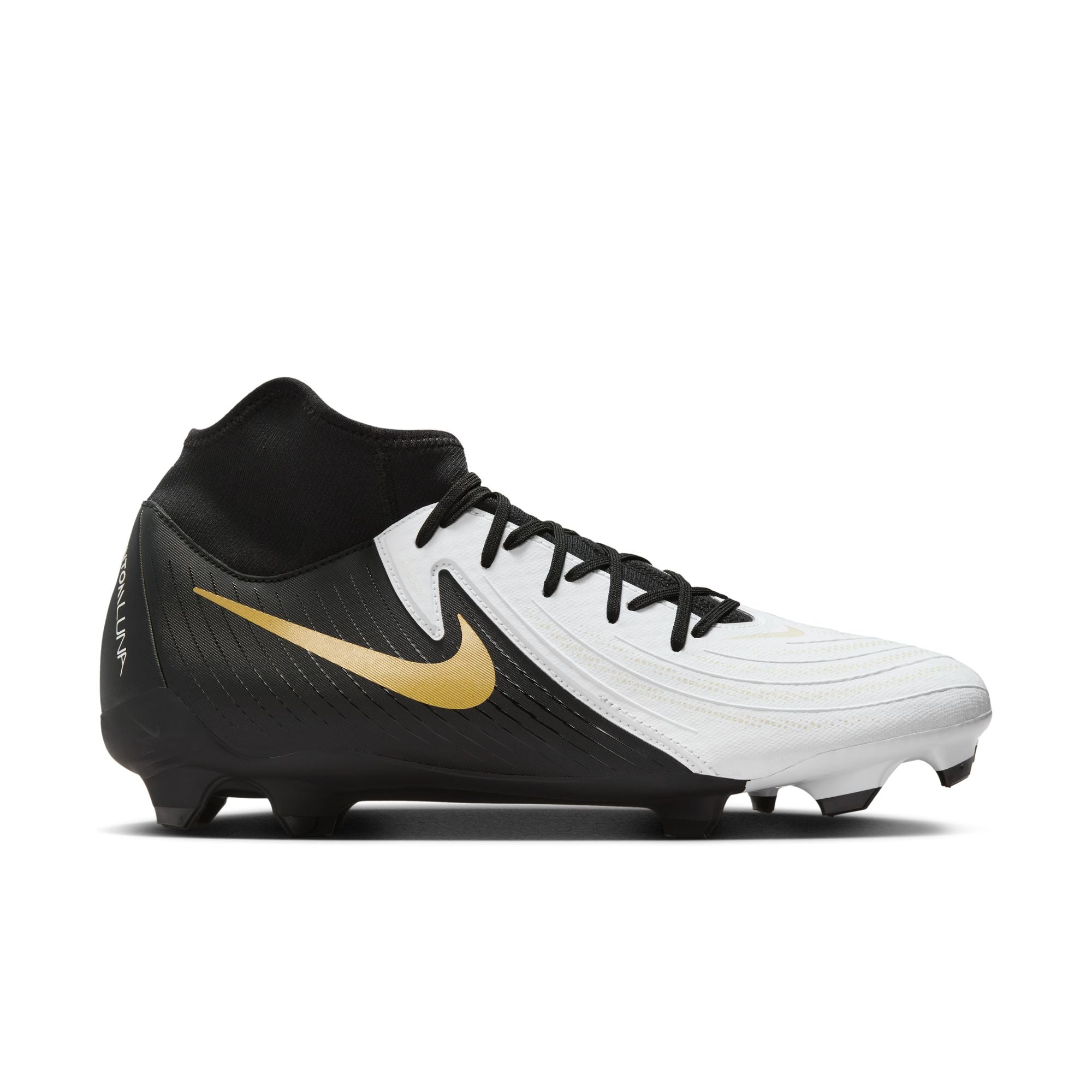 Nike Phantom Luna 2 Academy MG High-Top Soccer Cleats - FD6725-100-NIKE by Nike | Available at Niky's Sports