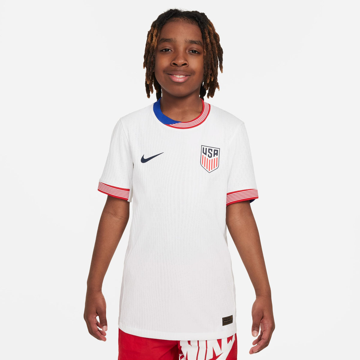 Nike USMNT 2024 Match Home Big Kids&#39; Dri-FIT ADV Soccer Authentic Jersey