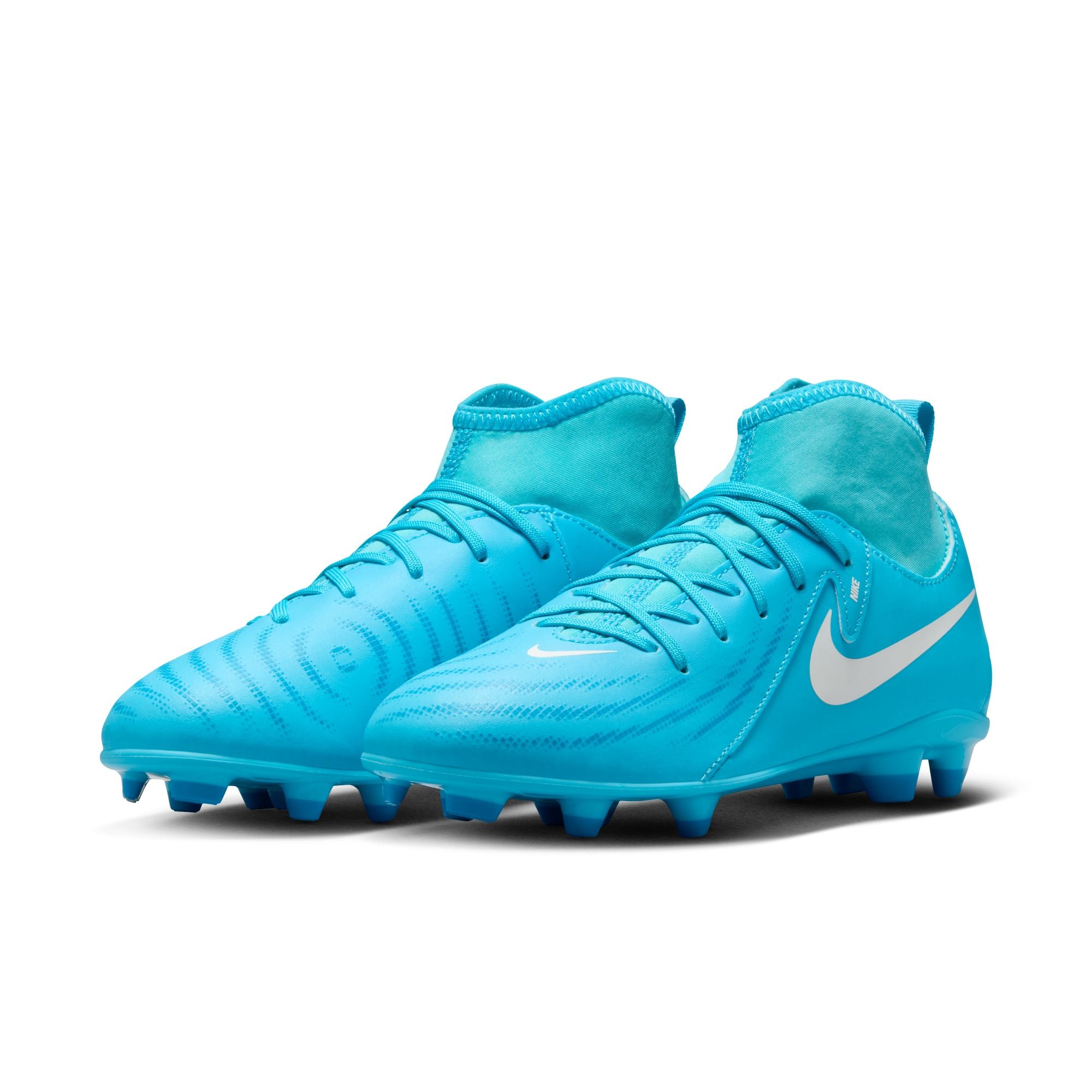 Nike Jr. Phantom Luna 2 Club Little/Big Kids' MG High-Top Soccer Cleats