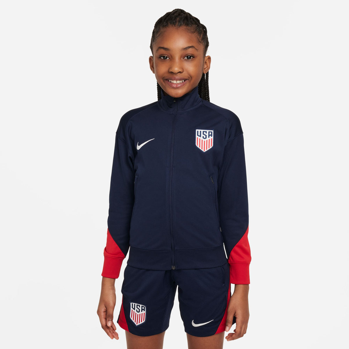 Nike USMNT Strike Big Kids&#39; Dri-FIT Soccer Track Jacket