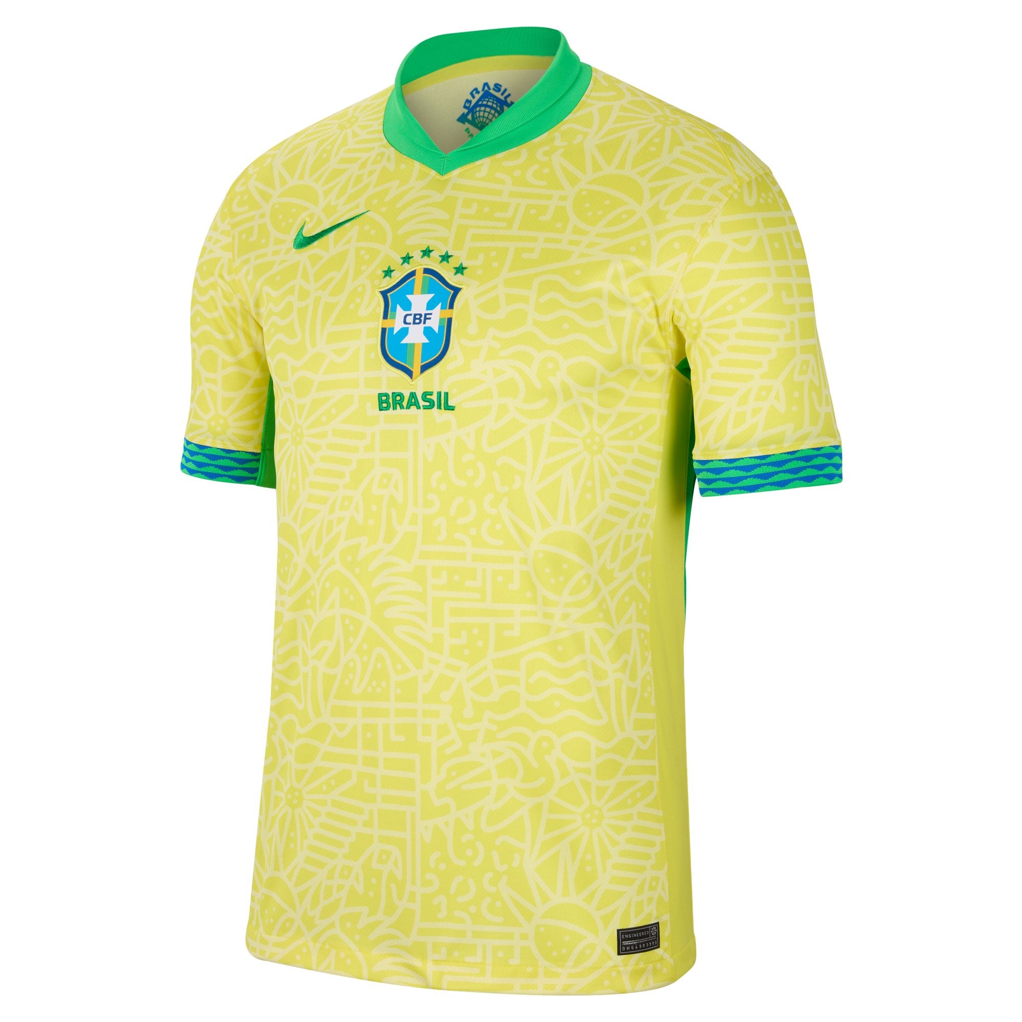 Nike Brazil 2024 Stadium Home Men's Dri-FIT Soccer Replica Jersey