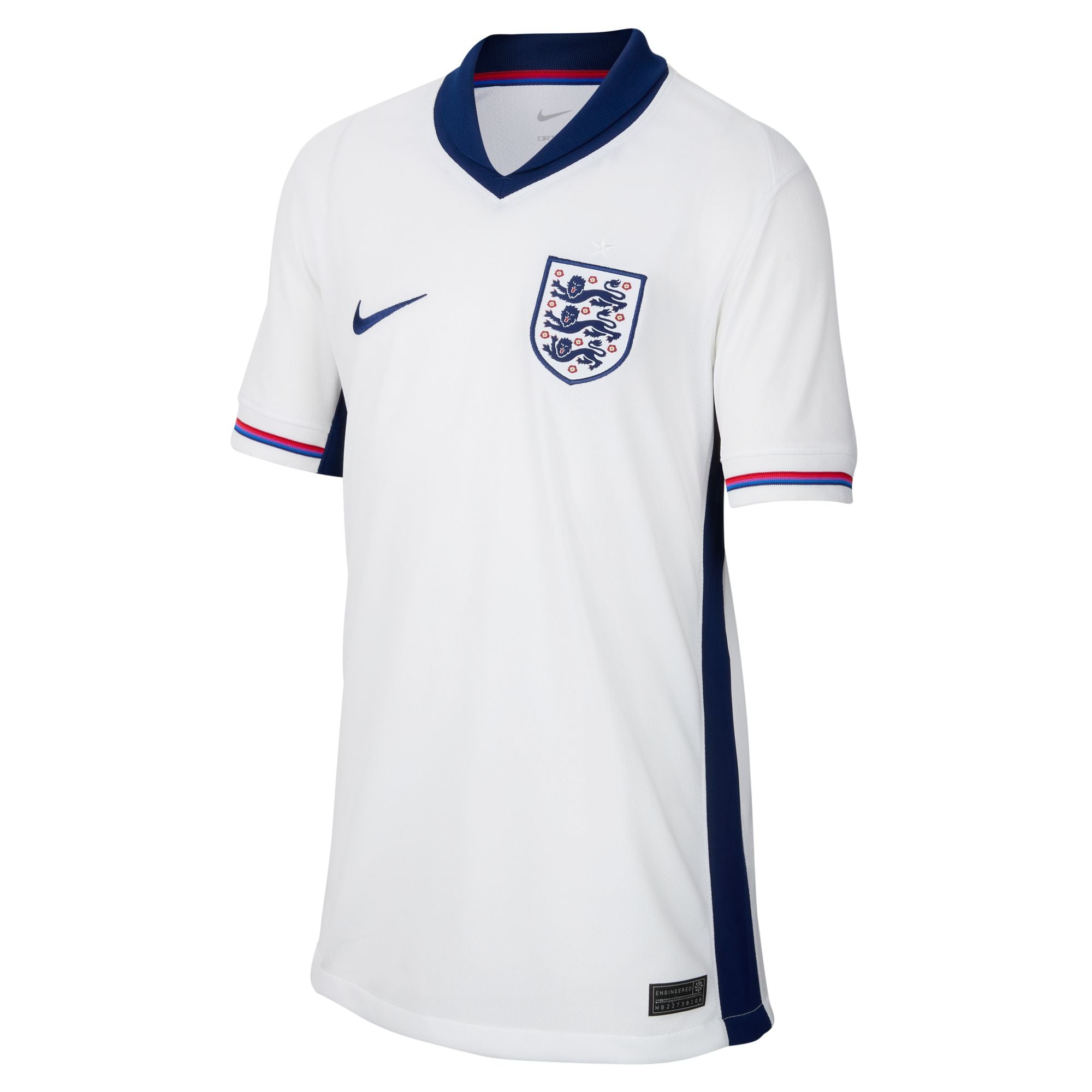 Nike England 2024 Stadium Home Big Kids' Dri-FIT Soccer Replica Jersey