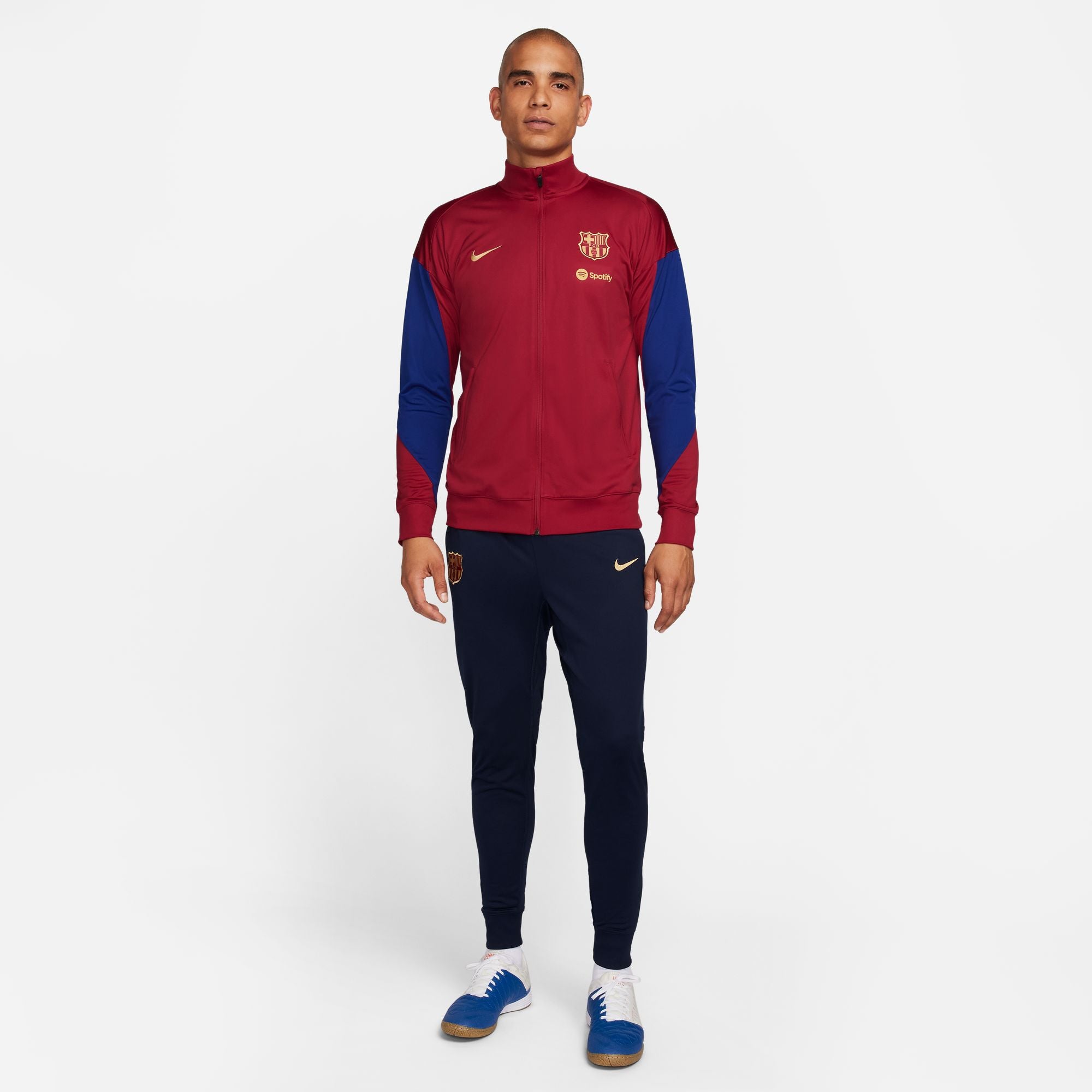 Nike FC Barcelona Strike Men's Dri-FIT Soccer Knit Tracksuit