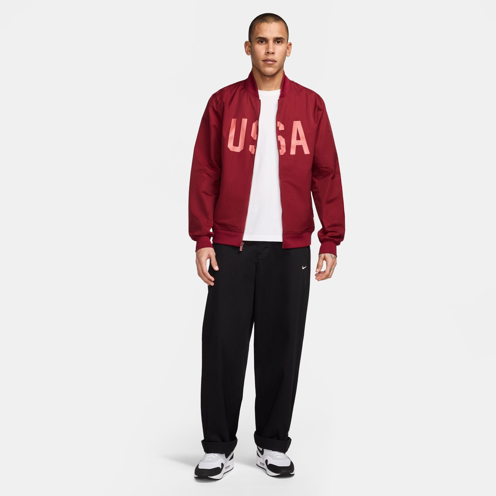 Nike USA Sport Essentials Men's Soccer Woven Bomber Jacket