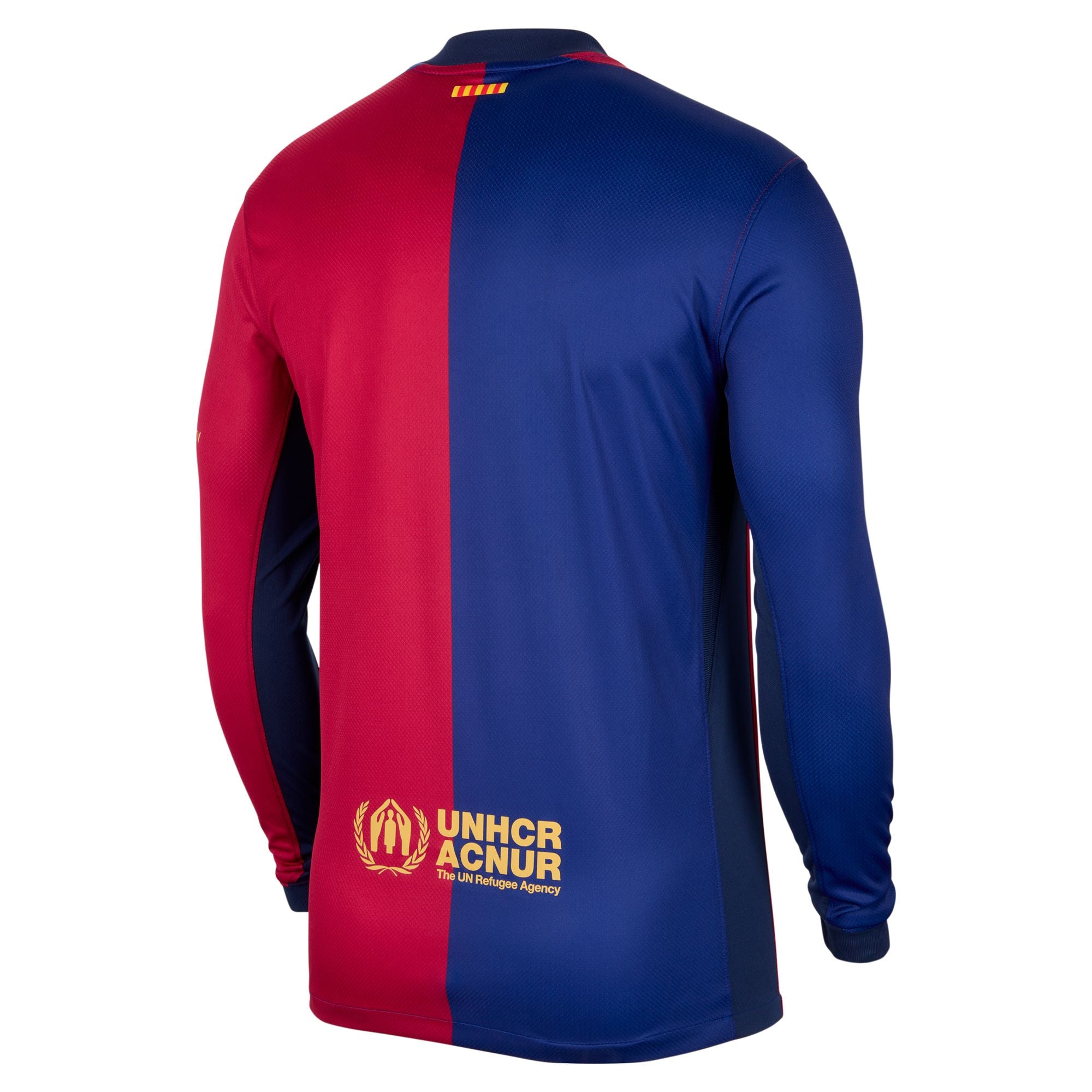 FC Barcelona 2024/25 Stadium Home Men's Nike Dri-FIT Soccer Replica Long-Sleeve Jersey