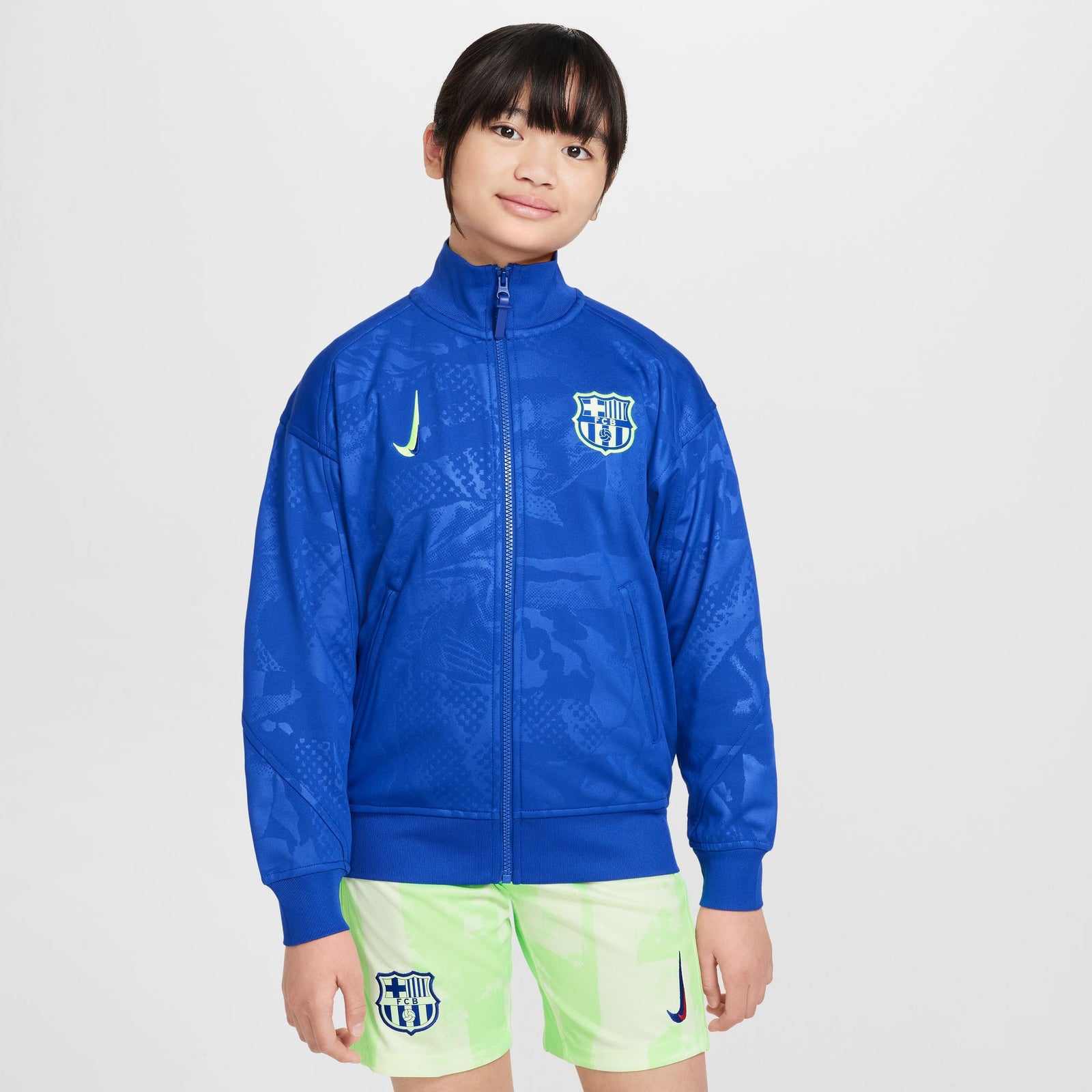 Barcelona anthem jacket kids best sale