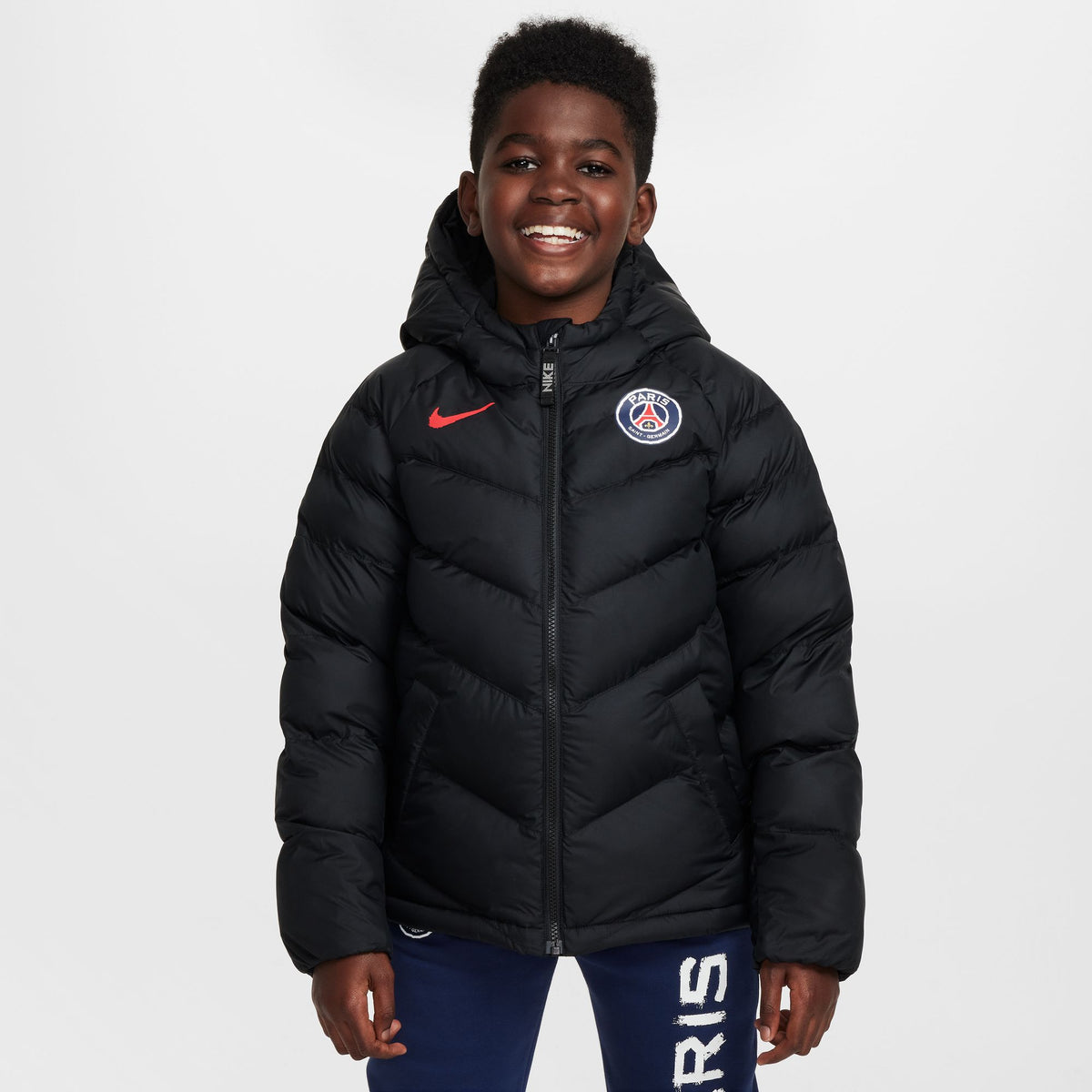 Nike Paris Saint-Germain Big Kids&#39; Soccer Synthetic-Fill Hooded Jacket