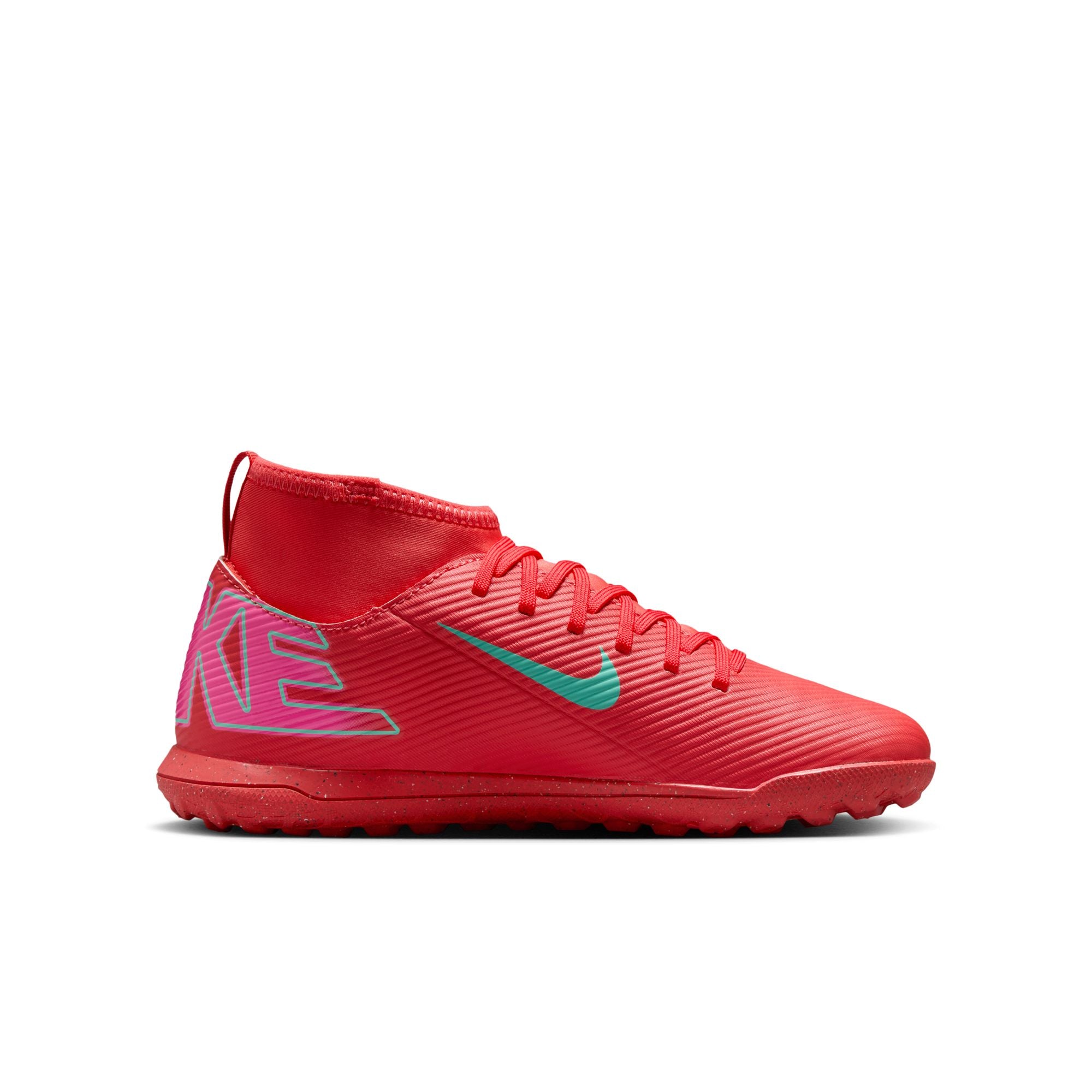 Nike Jr. Mercurial Superfly 10 Club Little/Big Kids' TF High-Top Soccer Shoes - FQ8313-800-NIKE by Nike | Available at Niky's Sports
