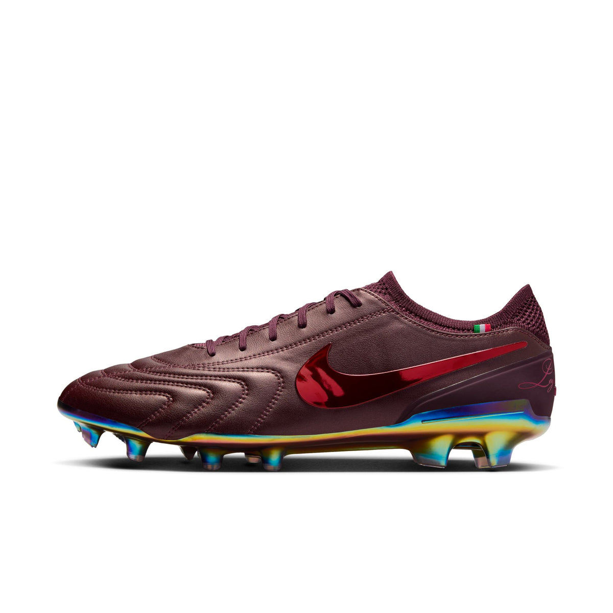 Nike Tiempo Legend 10 Elite LUXE FG Low-Top Soccer Cleats - FZ1487-600-NIKE by Nike | Available at Niky&#39;s Sports