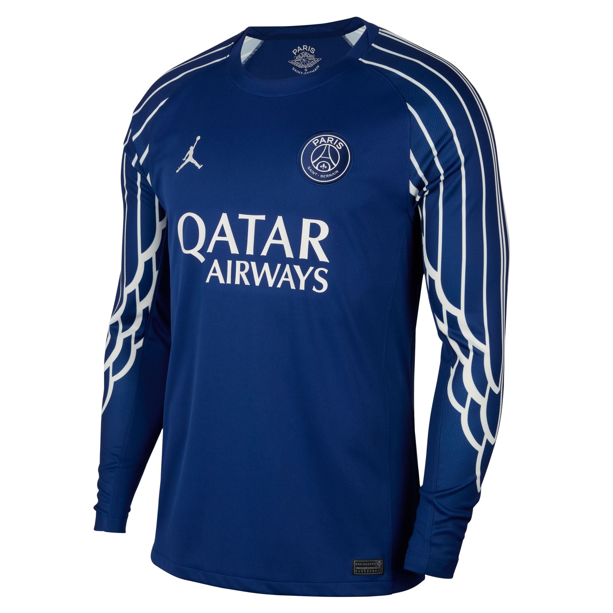 Jordan Paris Saint-Germain 2024/25 Stadium Fourth Men's Dri-FIT Soccer Replica Long-Sleeve Jersey - HJ0867-493-NIKE by Nike | Available at Niky's Sports