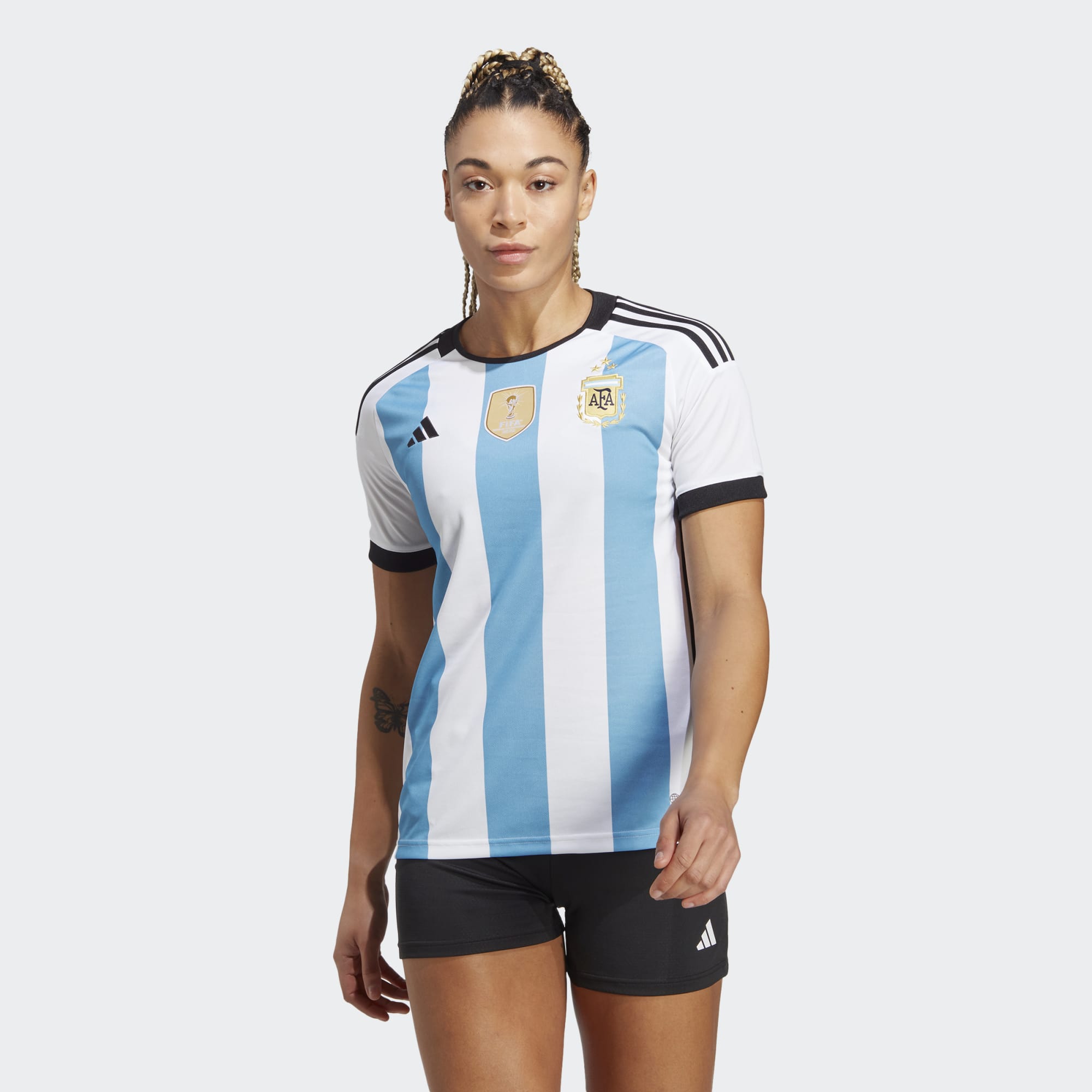  adidas Men's Soccer Argentina 3-Star Winners Home