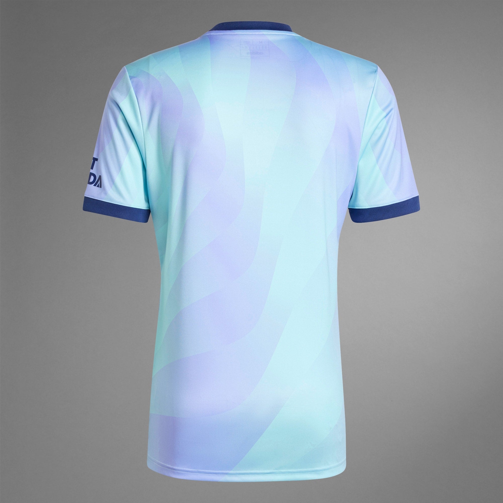 Adidas Arsenal 24 25 Third Jersey Clear Aqua Light Flash Purple Size M