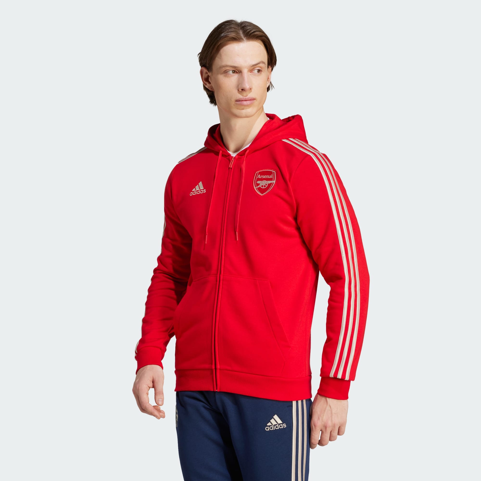 Adidas Originals Adidas Men's Mexico Dna 3-stripes Regular-fit Full-zip  French Terry Track Jacket In Green