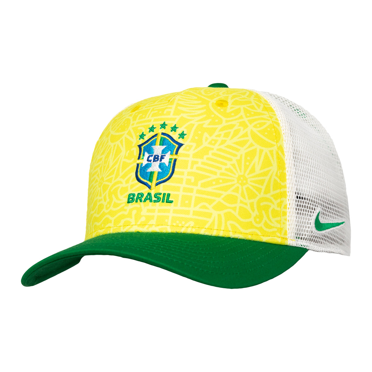 Nike Brazil Printed Trucker Cap - C004499-BZFF-NIKE by Nike | Available at Niky&#39;s Sports