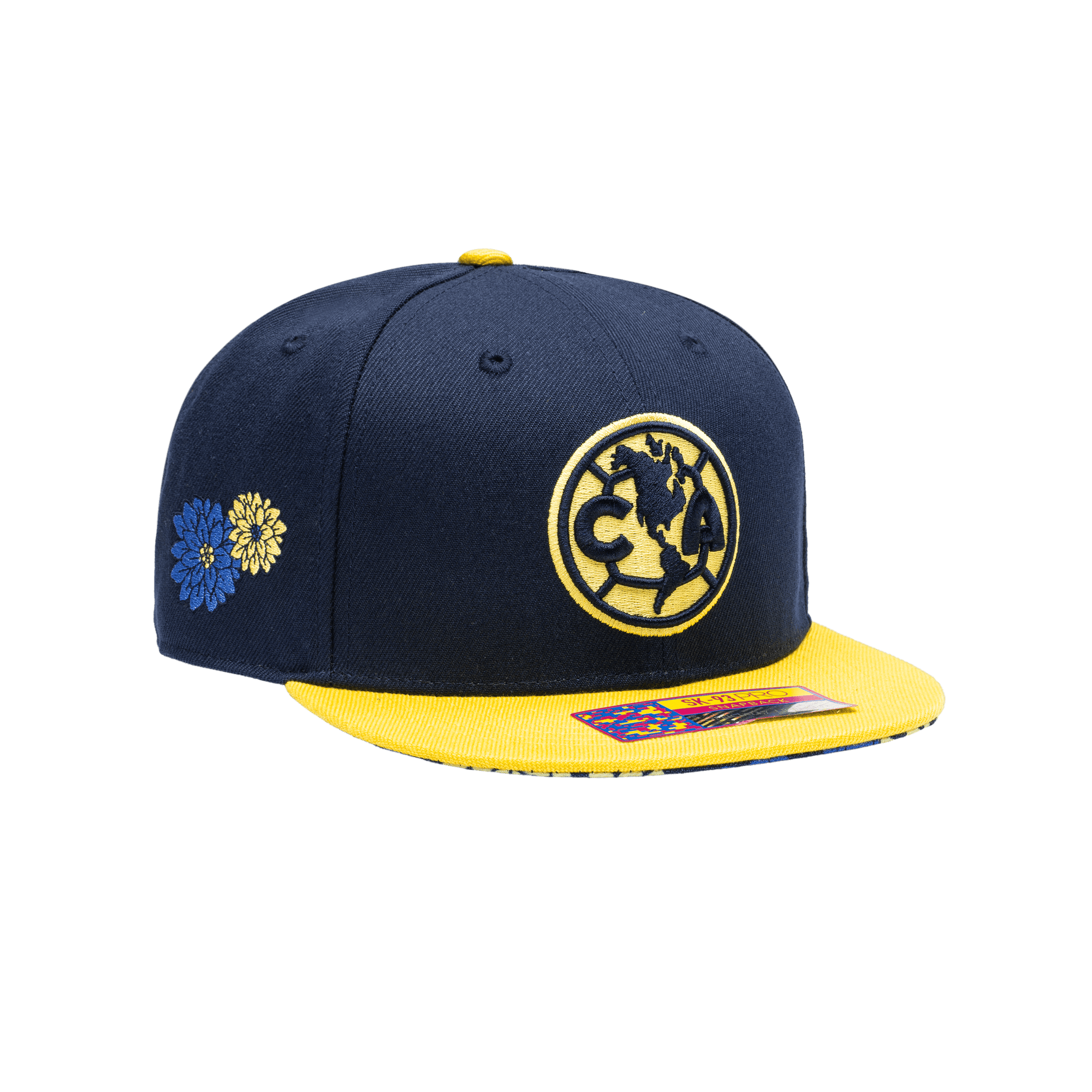 FAN INK CLUB AMERICA FLOR DE MUERTO SNAPBACK HAT