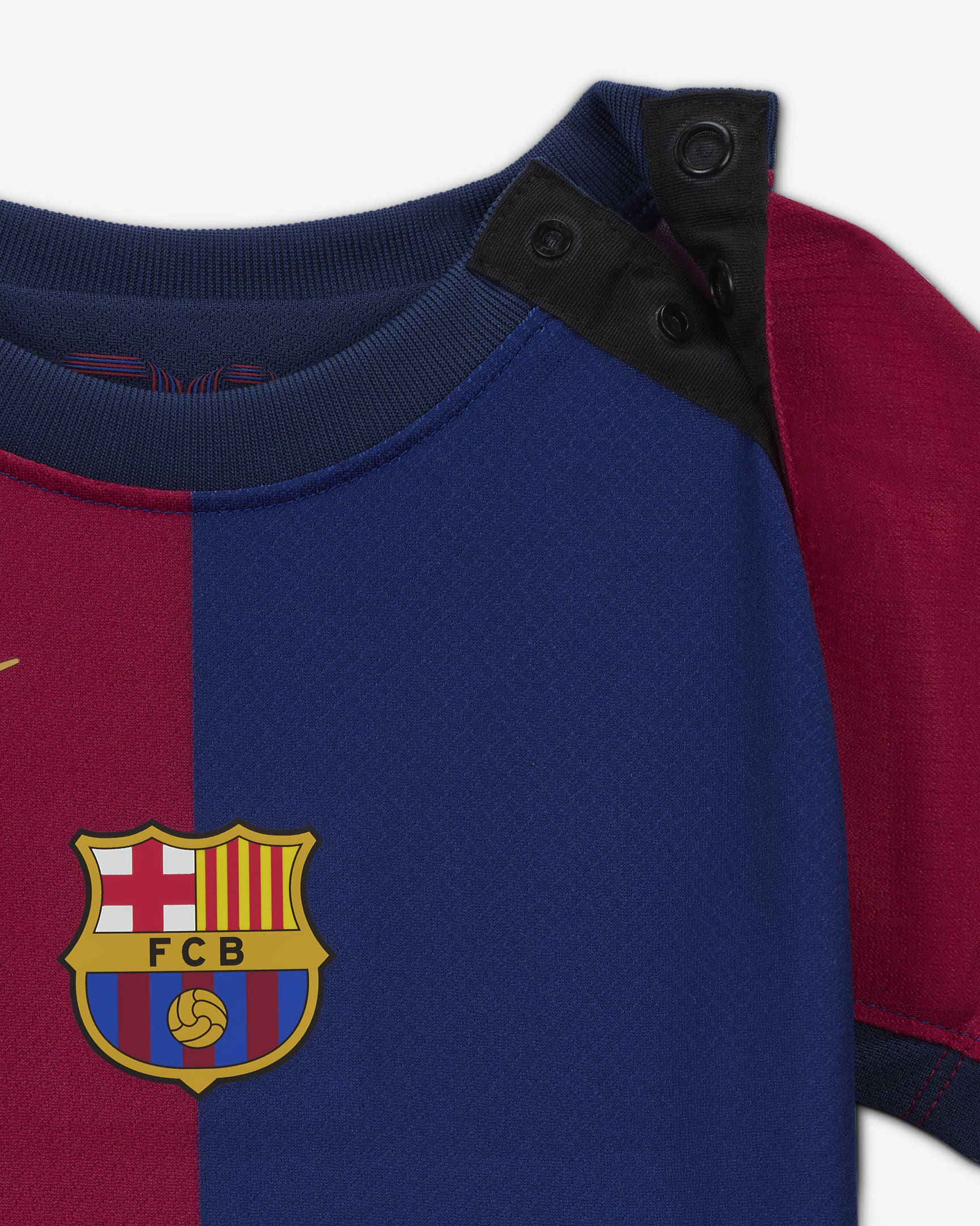 Nike FC Barcelona 2024/25 Stadium Home Baby/Toddler Soccer Replica 3-Piece Kit