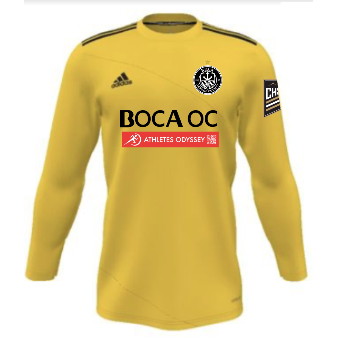 Mantenimiento Cuerpo sensibilidad adidas Boca OC Custom Goalkeeper Jersey - Yellow