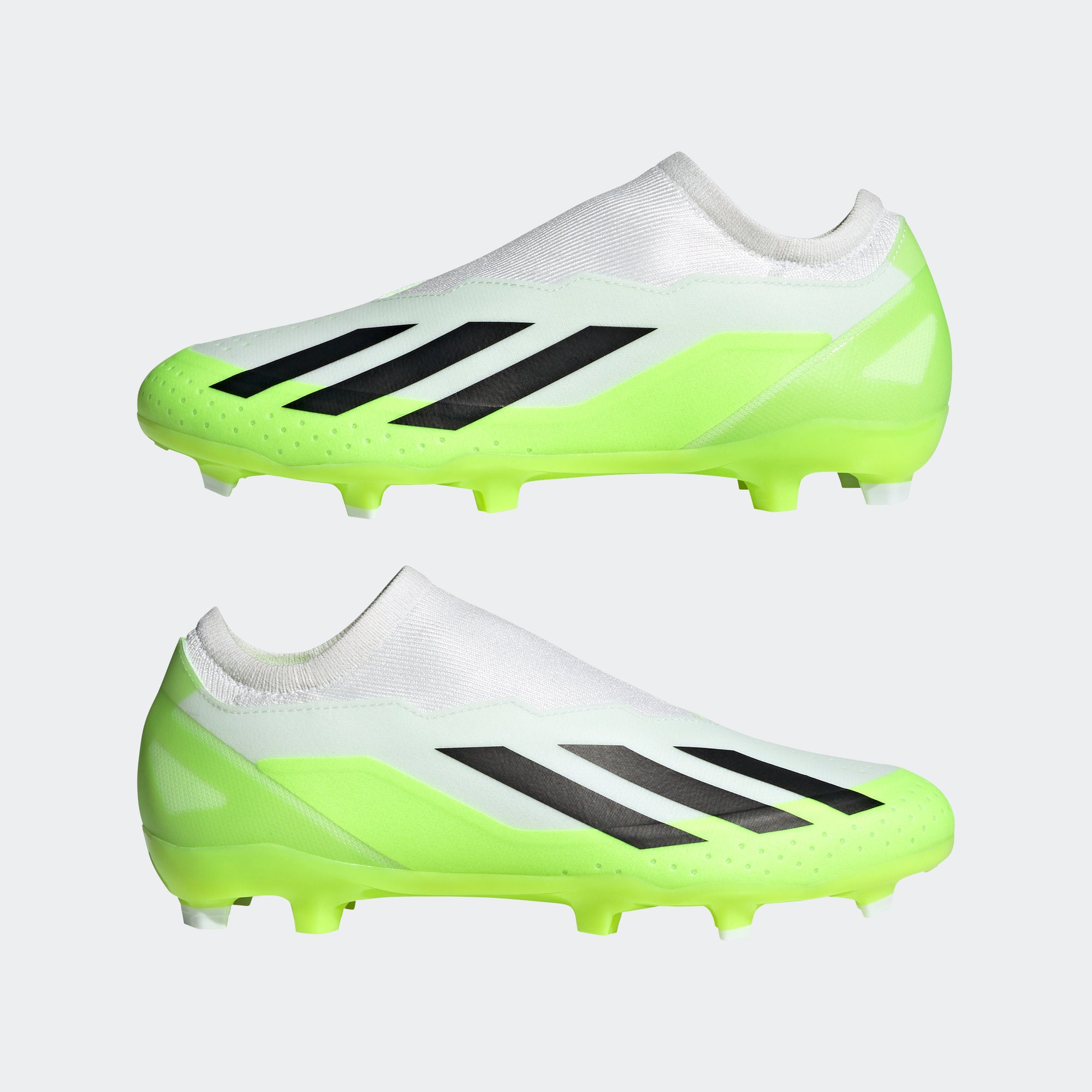 adidas X CRAZYFAST.3 LaceLess FirmGround Soccer Cleats