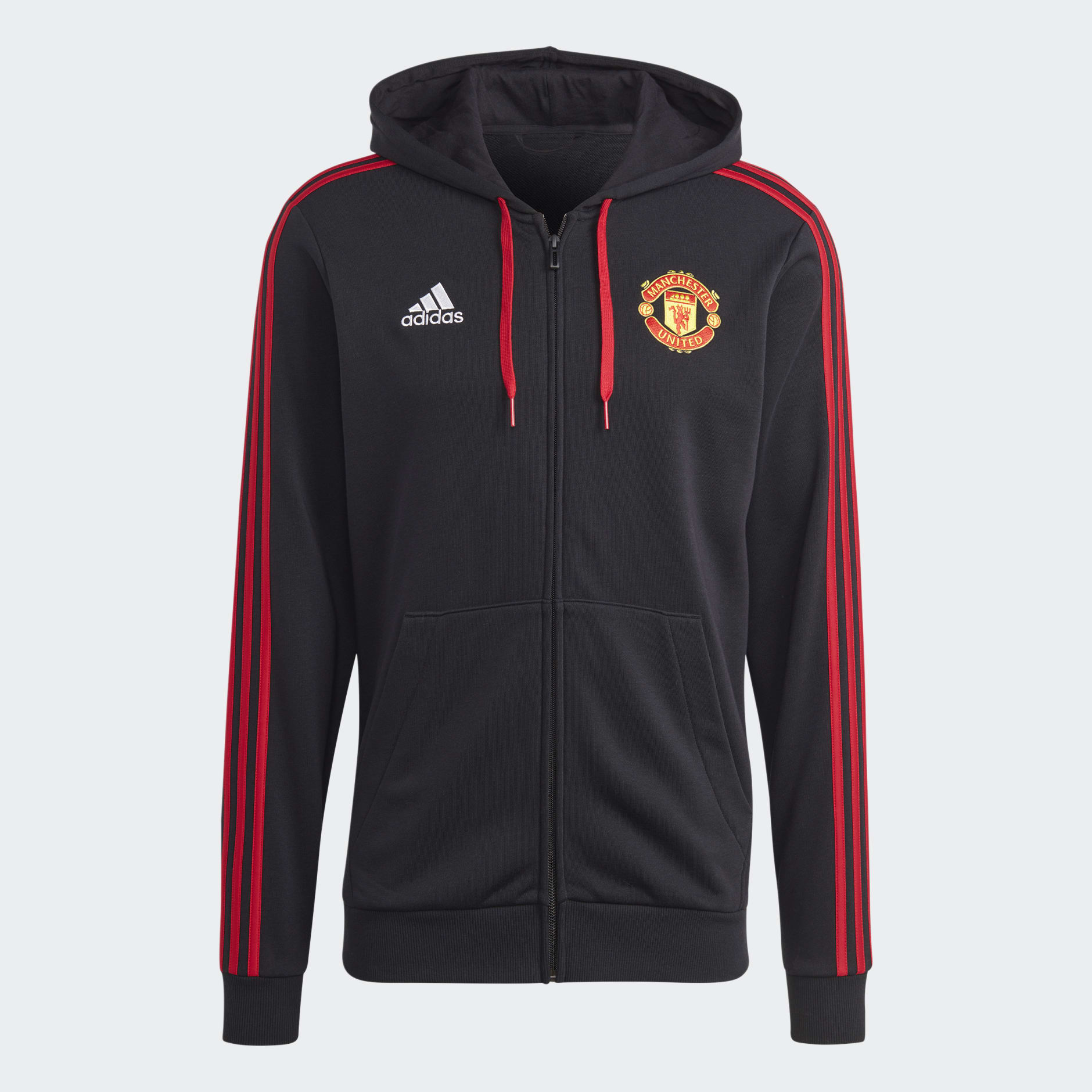 ADIDAS MANCHESTER UNITED DNA FULL-ZIP HOODIE