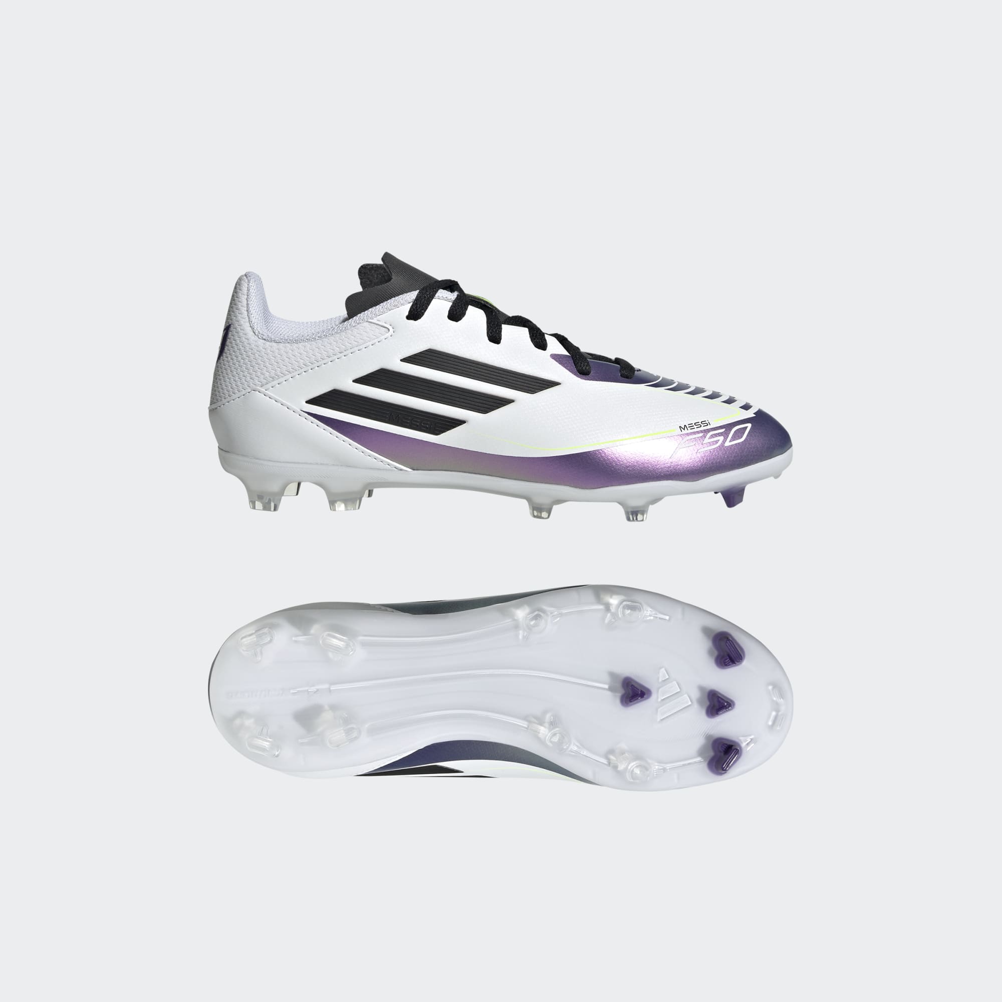 adidas F50 League Messi Firm/Multi-Ground Kids Soccer Cleats - IE9089-ADIDAS by adidas | Available at Niky's Sports