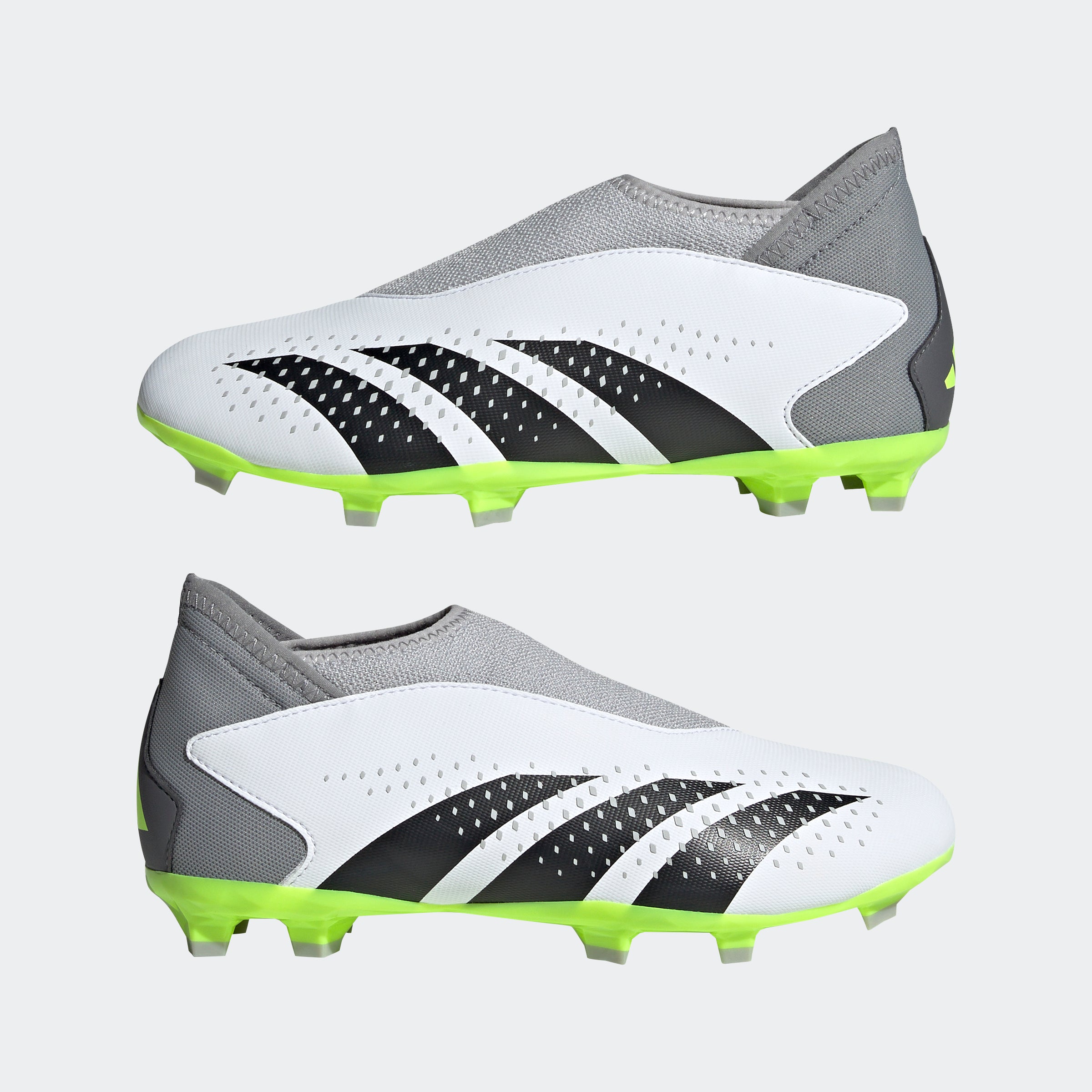 Adidas Predator Accuracy.3 Laceless Youth Firm Ground Cleats Soccer IF2265 White 1