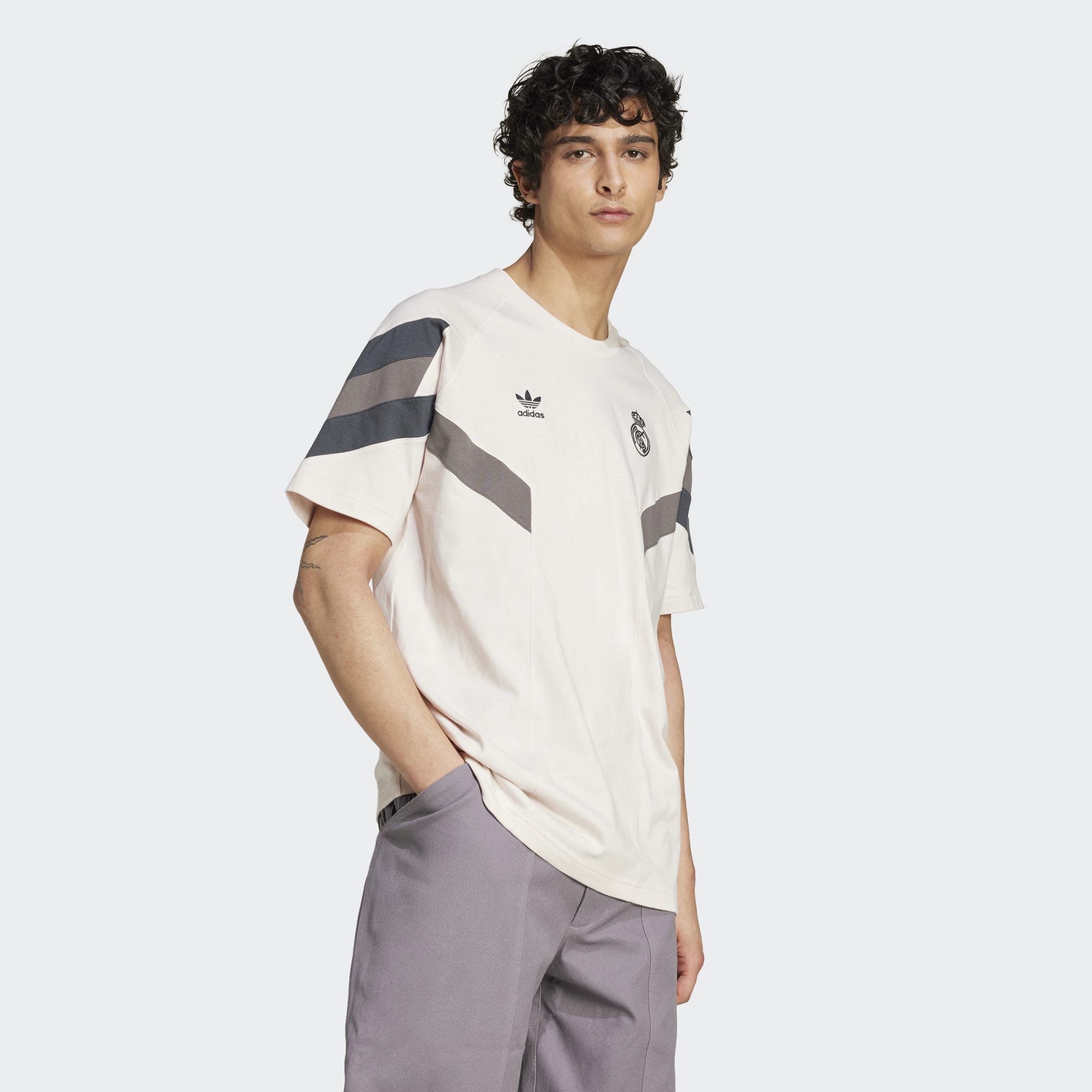 Adidas Men's Real Madrid Originals Trefoil Tee