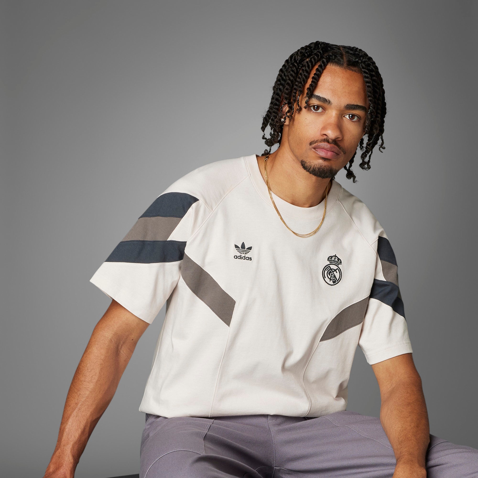 Adidas Men's Real Madrid Originals Trefoil Tee