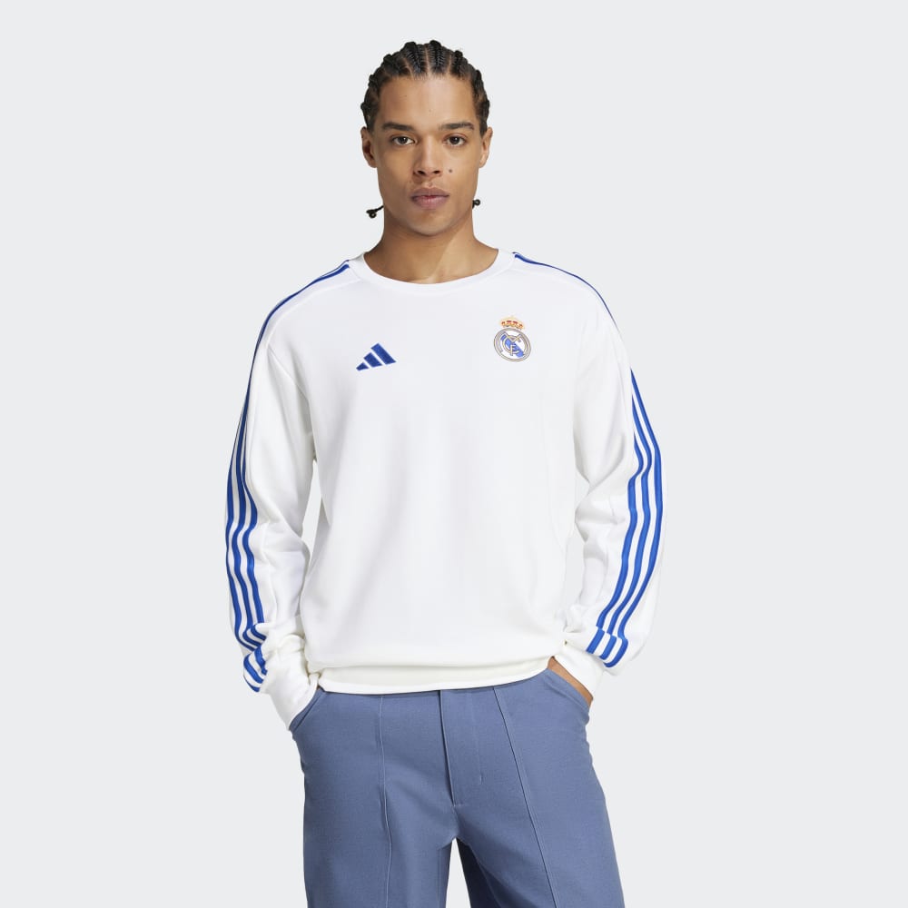 adidas Real Madrid DNA Crew Sweatshirt