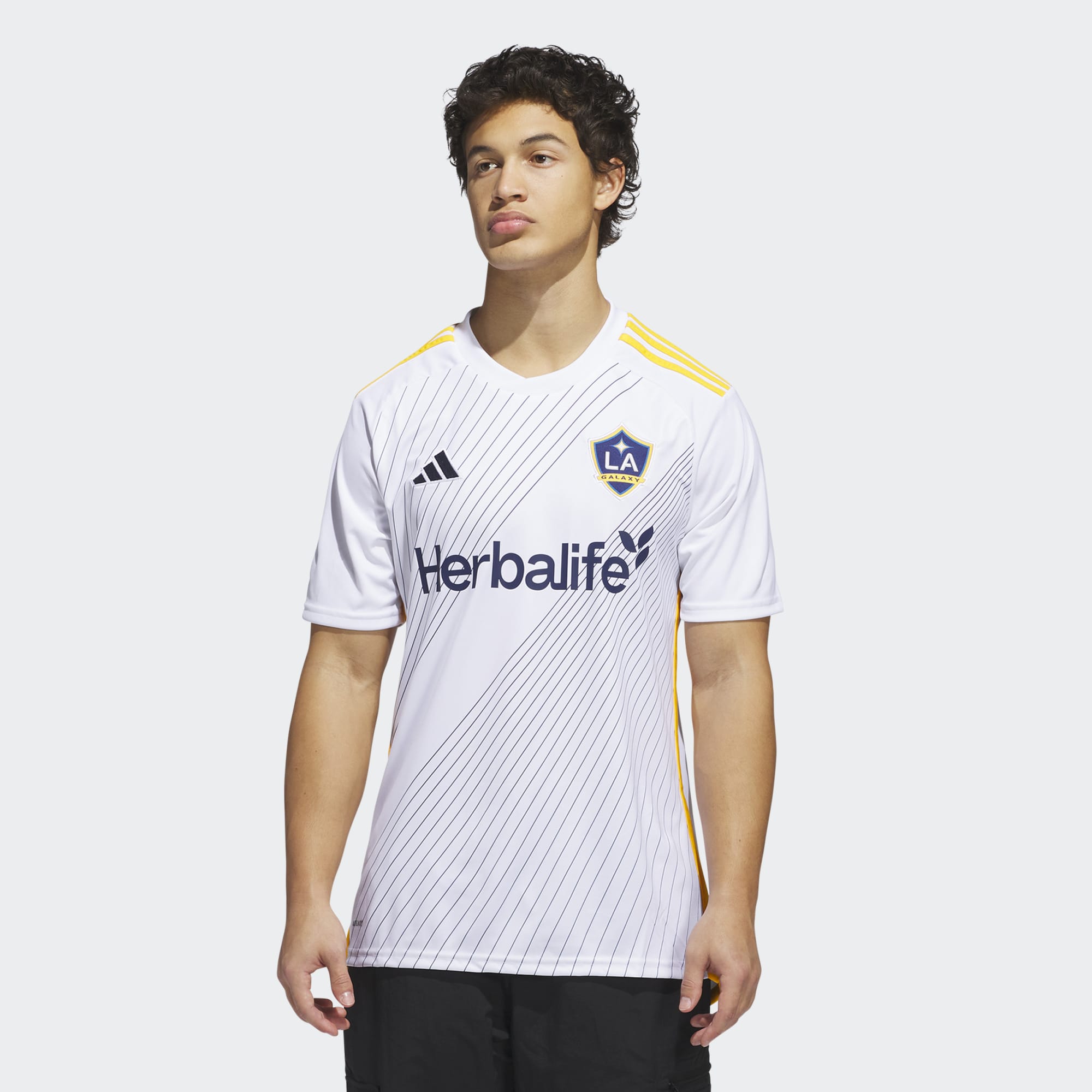 adidas LA Galaxy 24-25 Home Stadium Jersey - Men's