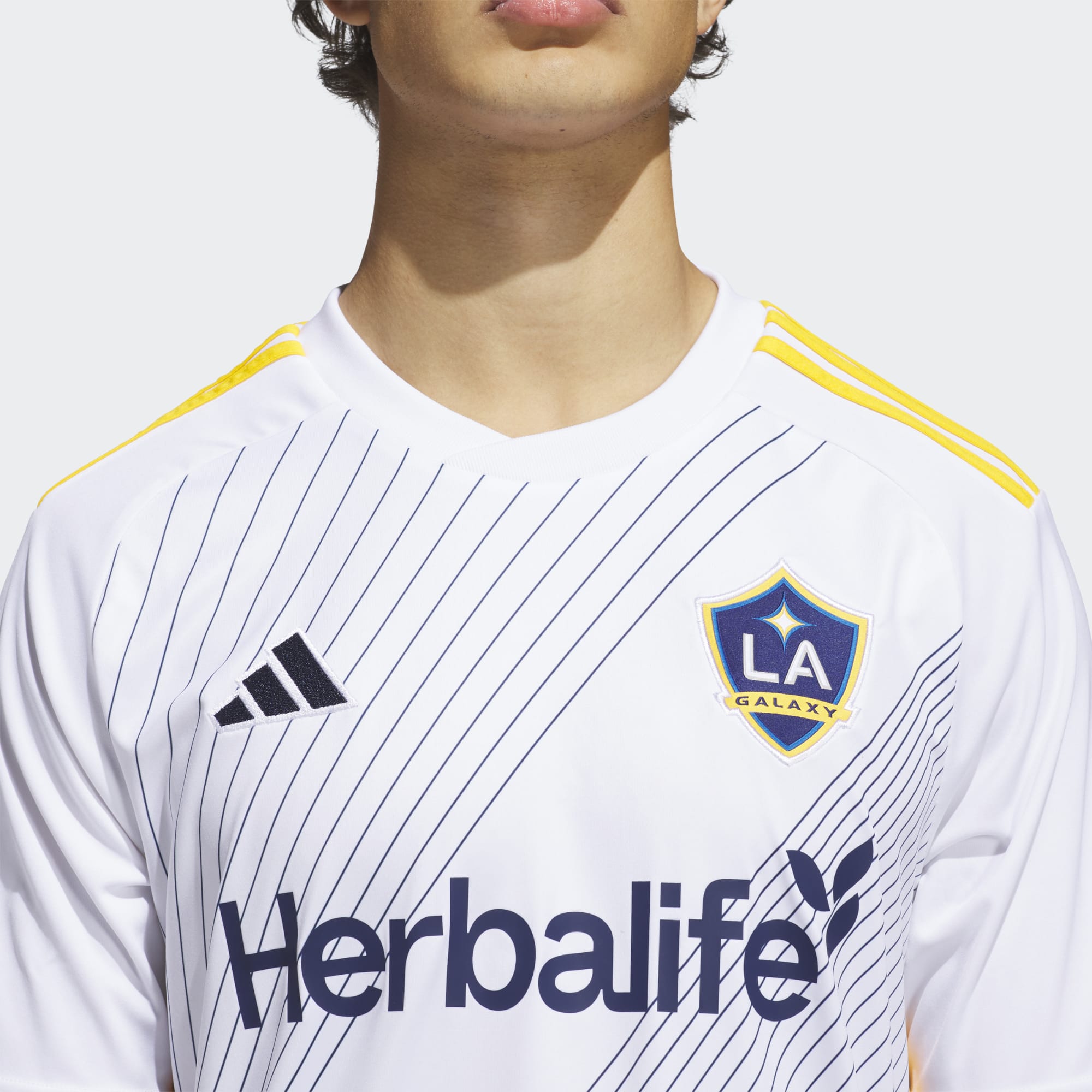 adidas LA Galaxy 24-25 Home Stadium Jersey - Men's