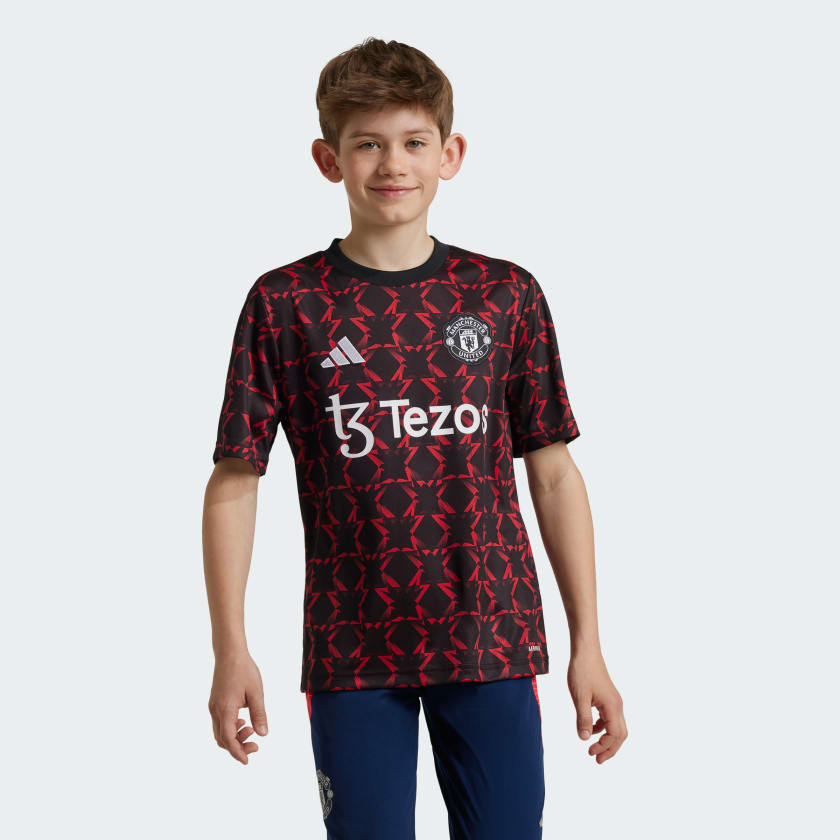 adidas MANCHESTER UNITED PRE-MATCH JERSEY KIDS