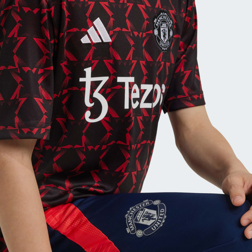 adidas MANCHESTER UNITED PRE-MATCH JERSEY KIDS