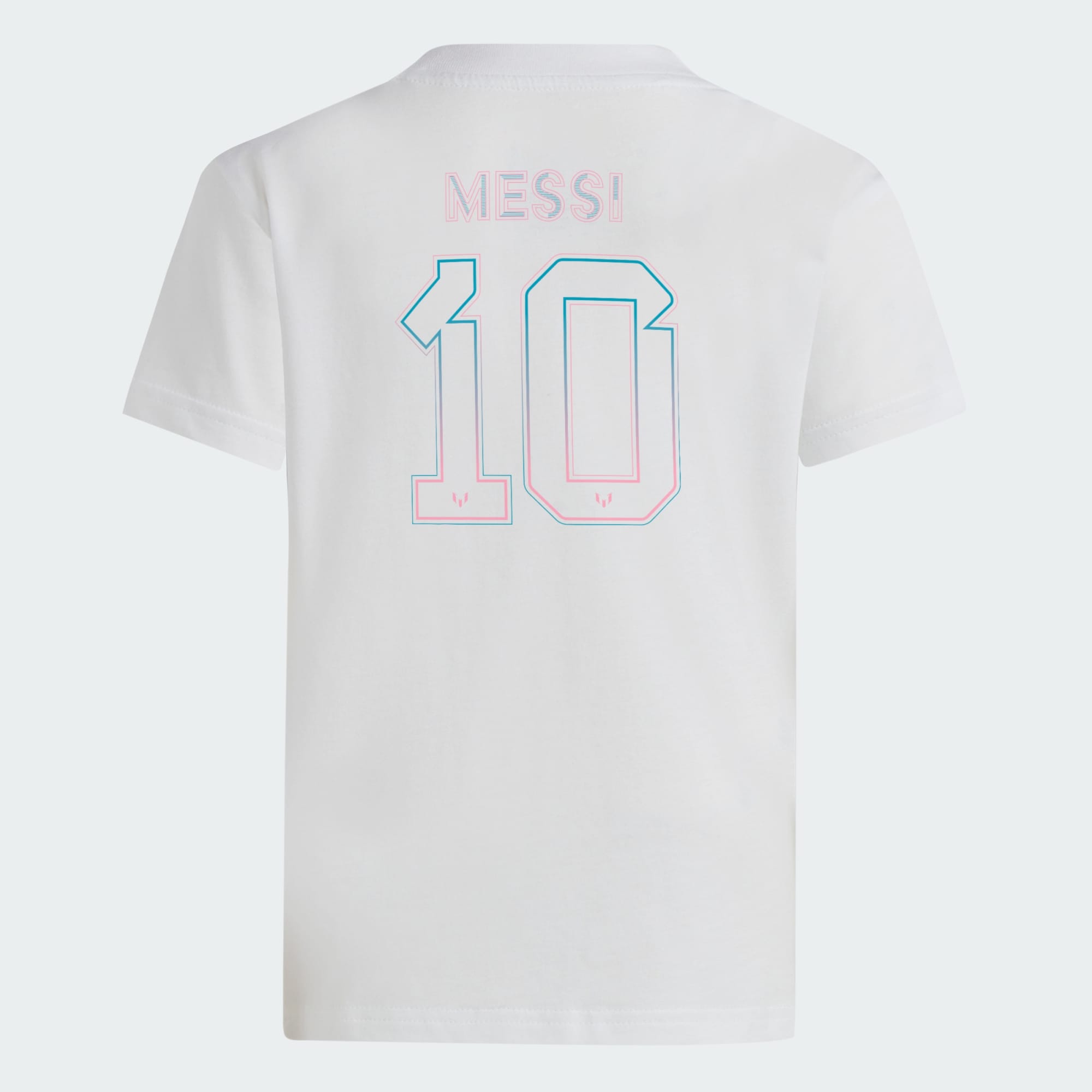 adidas Messi Name and Number Kids Fresh Tee