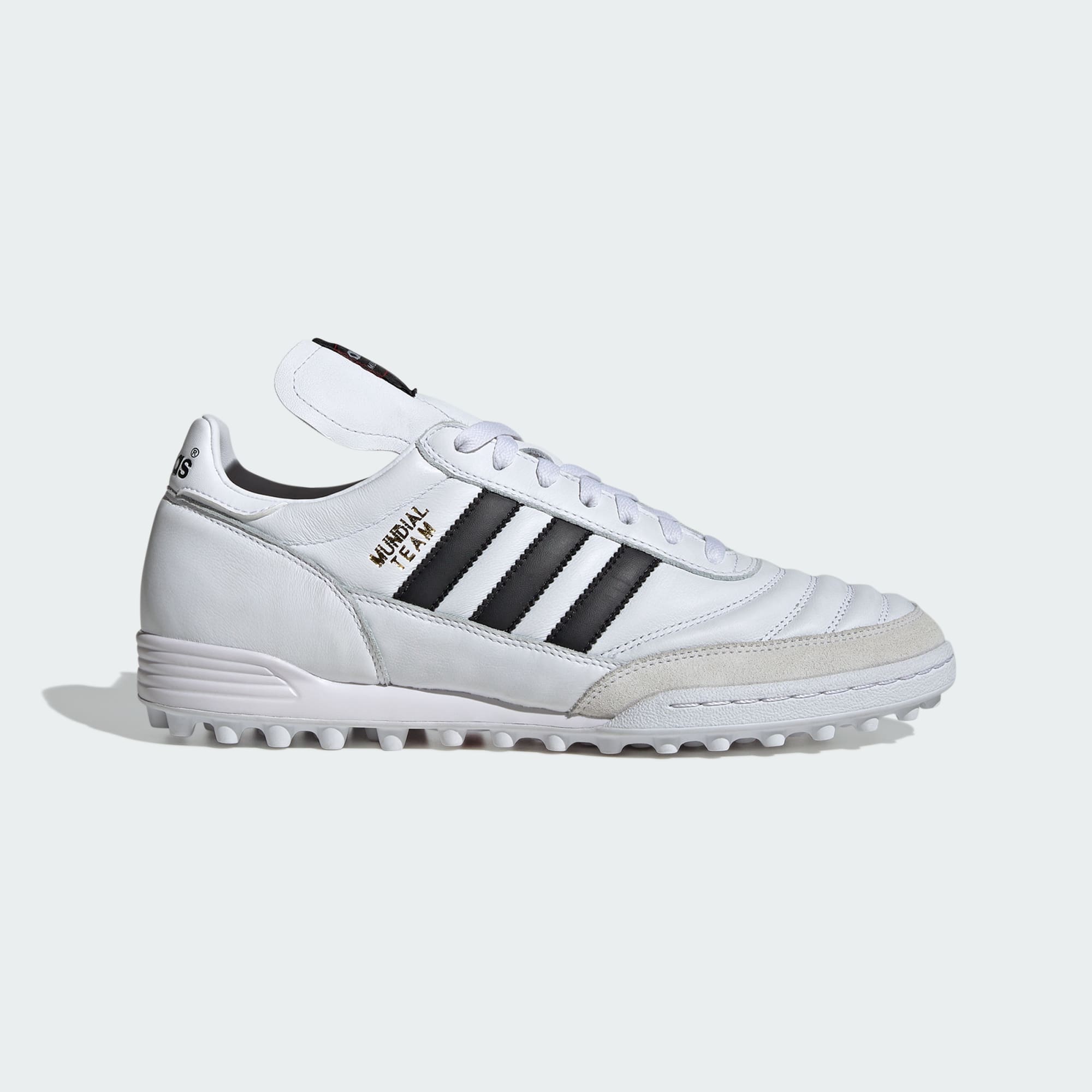 Adidas Mundial Team Turf Soccer Shoes - White/Black - ID4053-ADIDAS by adidas | Available at Niky's Sports